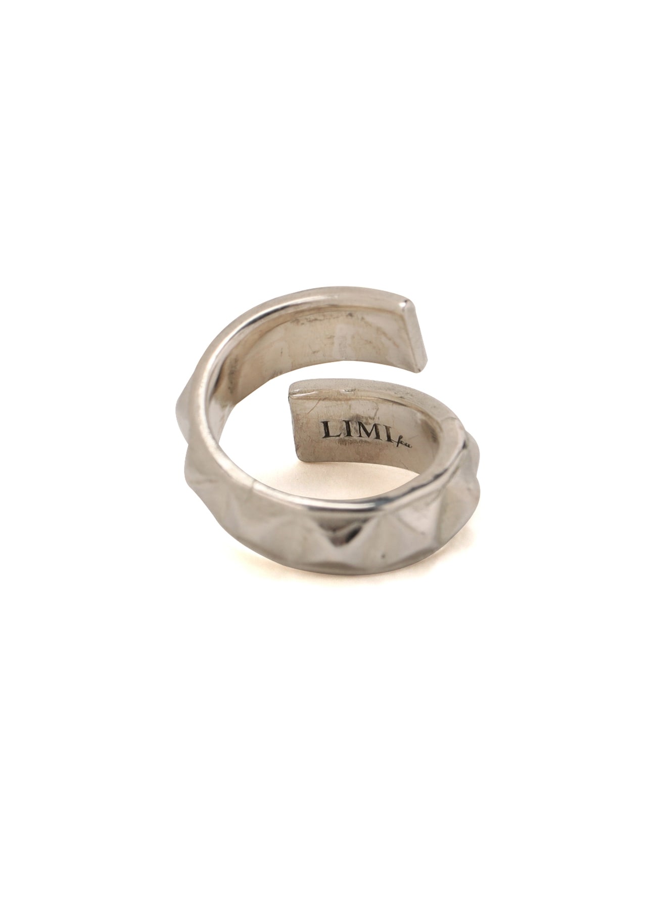 925 SILVER STUDDED RING(FREE SIZE Silver): LIMI feu｜THE SHOP