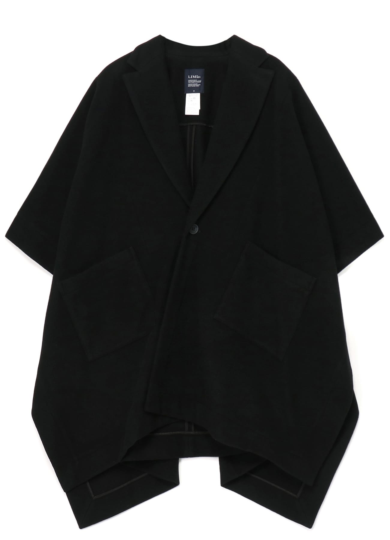 Limi Feu Yohji Yamamoto Knit Poncho Coat裄丈…87