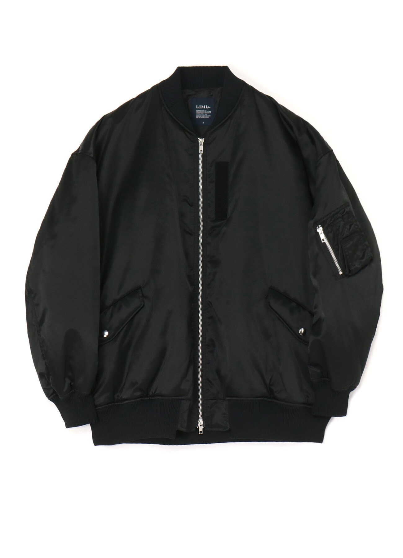 NYLON TWILL JUMBO BLOUSON(S Black): LIMI feu｜THE SHOP YOHJI YAMAMOTO