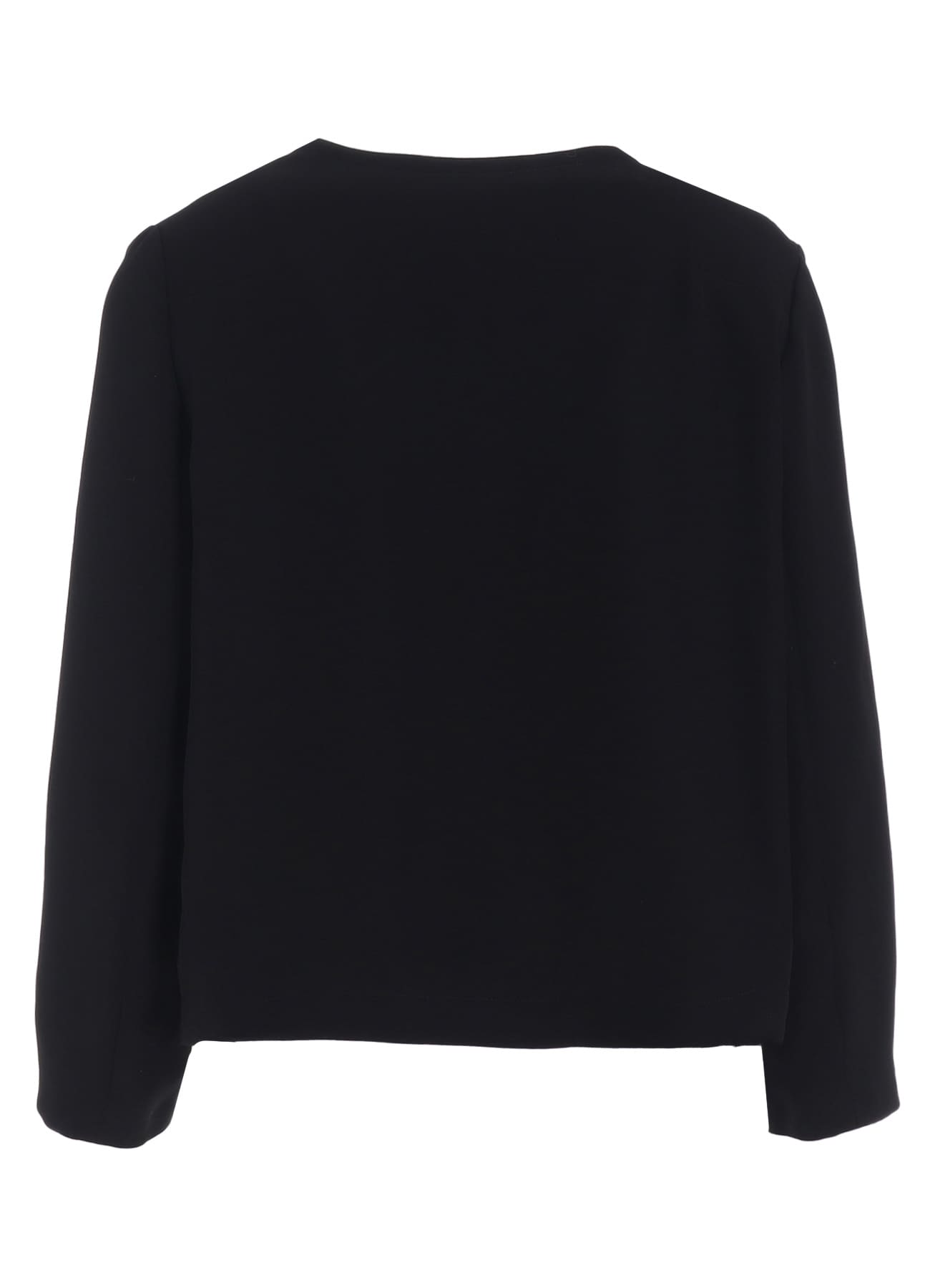 DOUBLE SATIN COLLARLESS JACKET