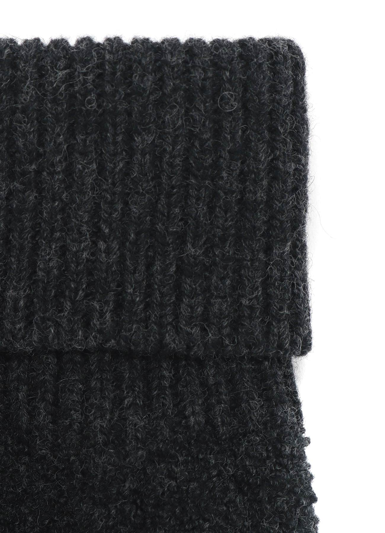 RIBBED BALACLAVA(FREE SIZE Charcoal): LIMI feu｜THE SHOP YOHJI