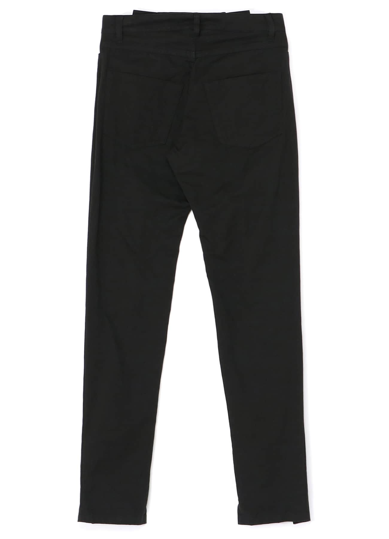 SLIM FIT PANTS WITH LEG ZIPPERS