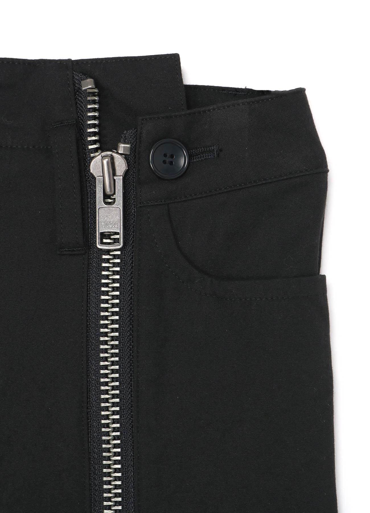 SLIM FIT PANTS WITH LEG ZIPPERS