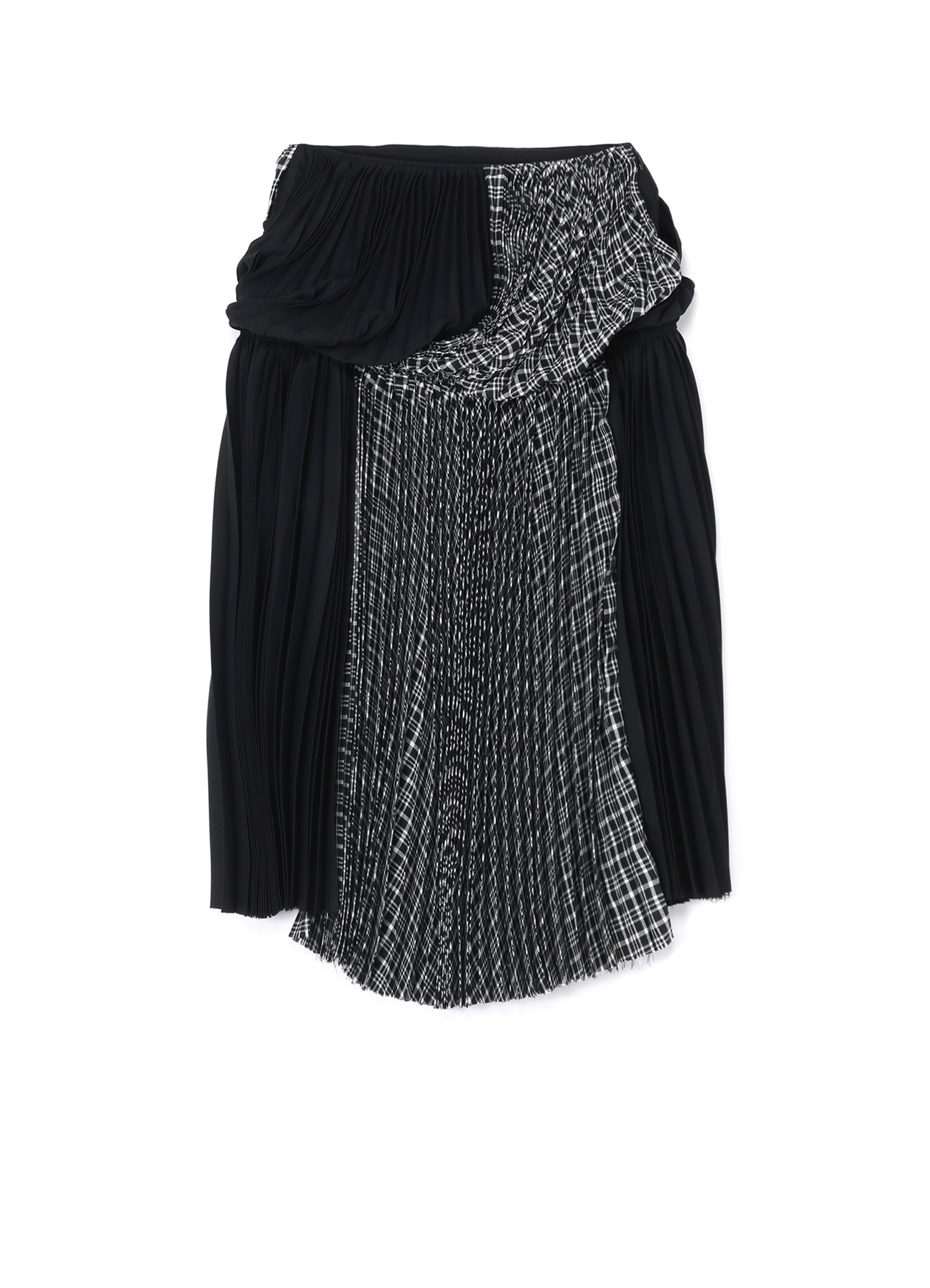 PLEATED SKIRT WITH TWISTED DESIGN