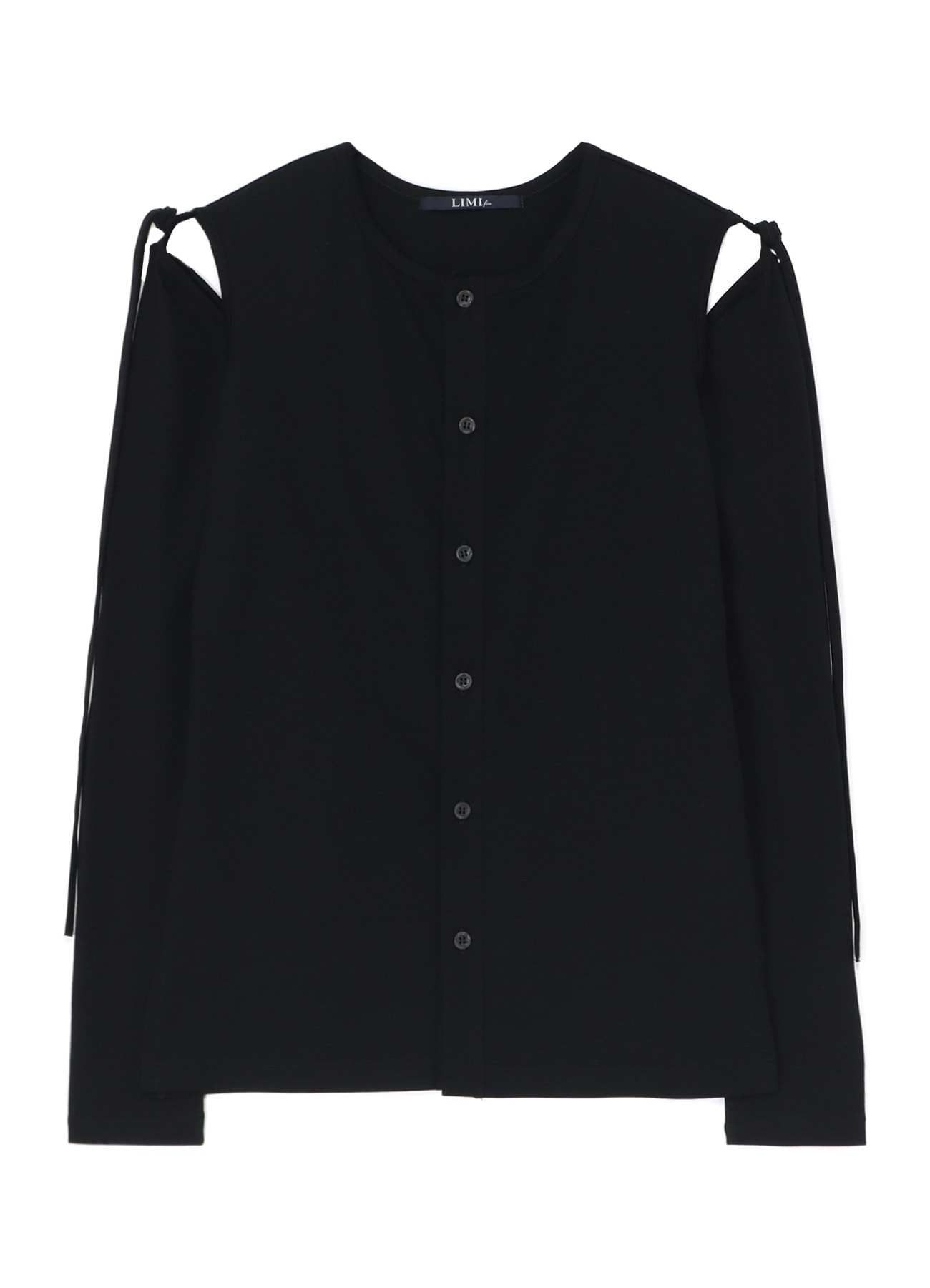 60/2 COTTON JERSEY TOP WITH SHOULDER RIBBON DETAILS