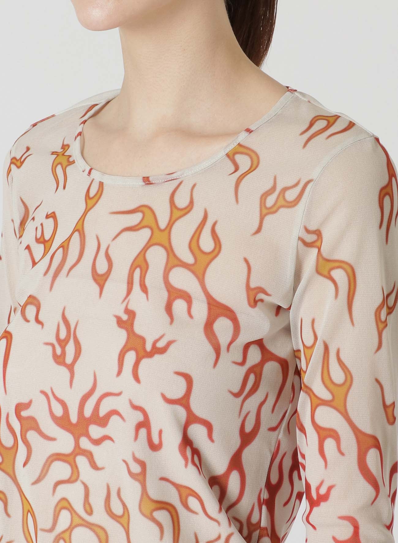 FIRE PRINT SLIM FIT TOP