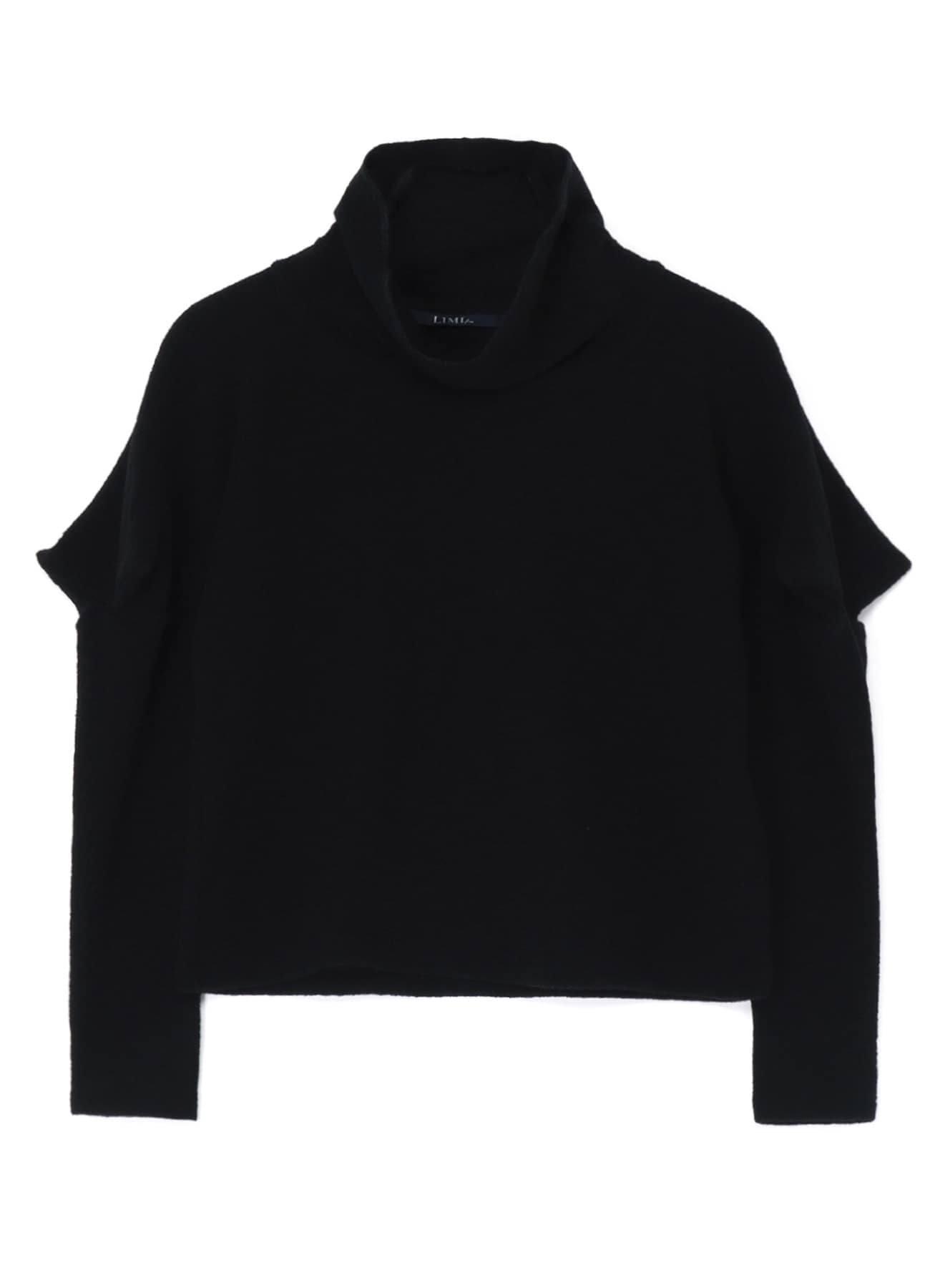 SOFT WOOL PILE TURTLENECK T-SHIRT