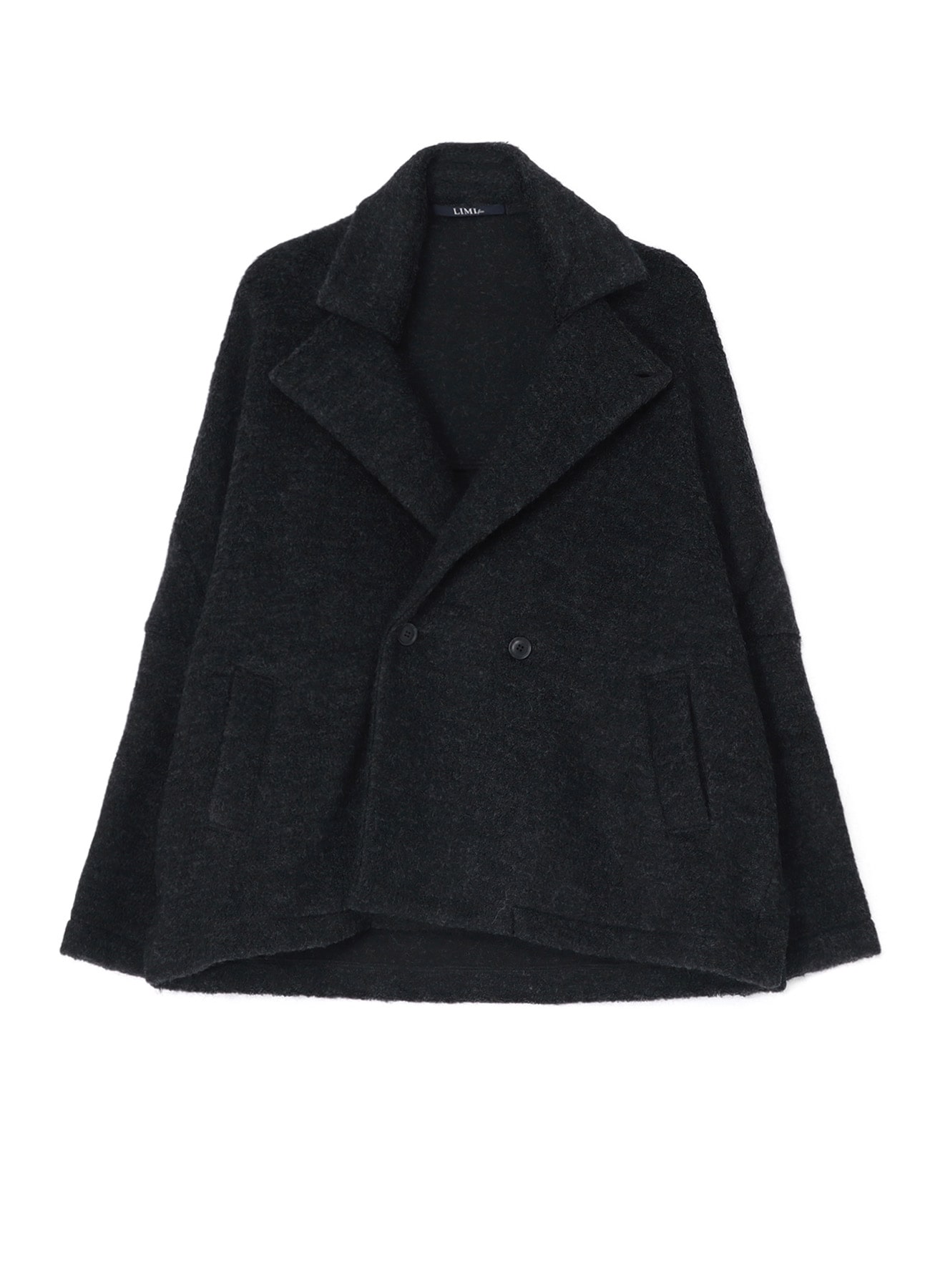 SHEEP PILE JACKET WITH DOUBLE FRONT BUTTON