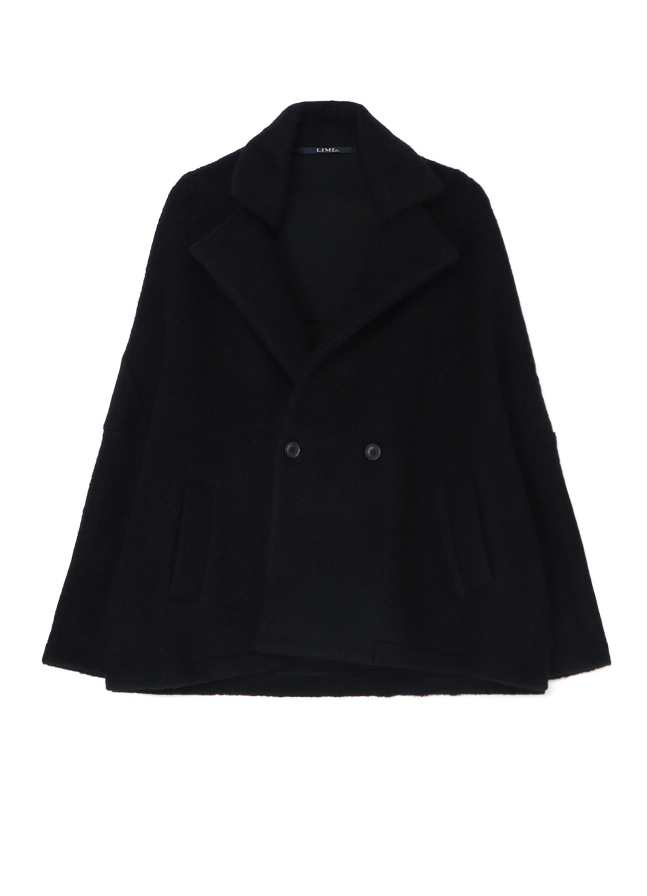 SHEEP PILE JACKET WITH DOUBLE FRONT BUTTON(S Charcoal): LIMI feu ...