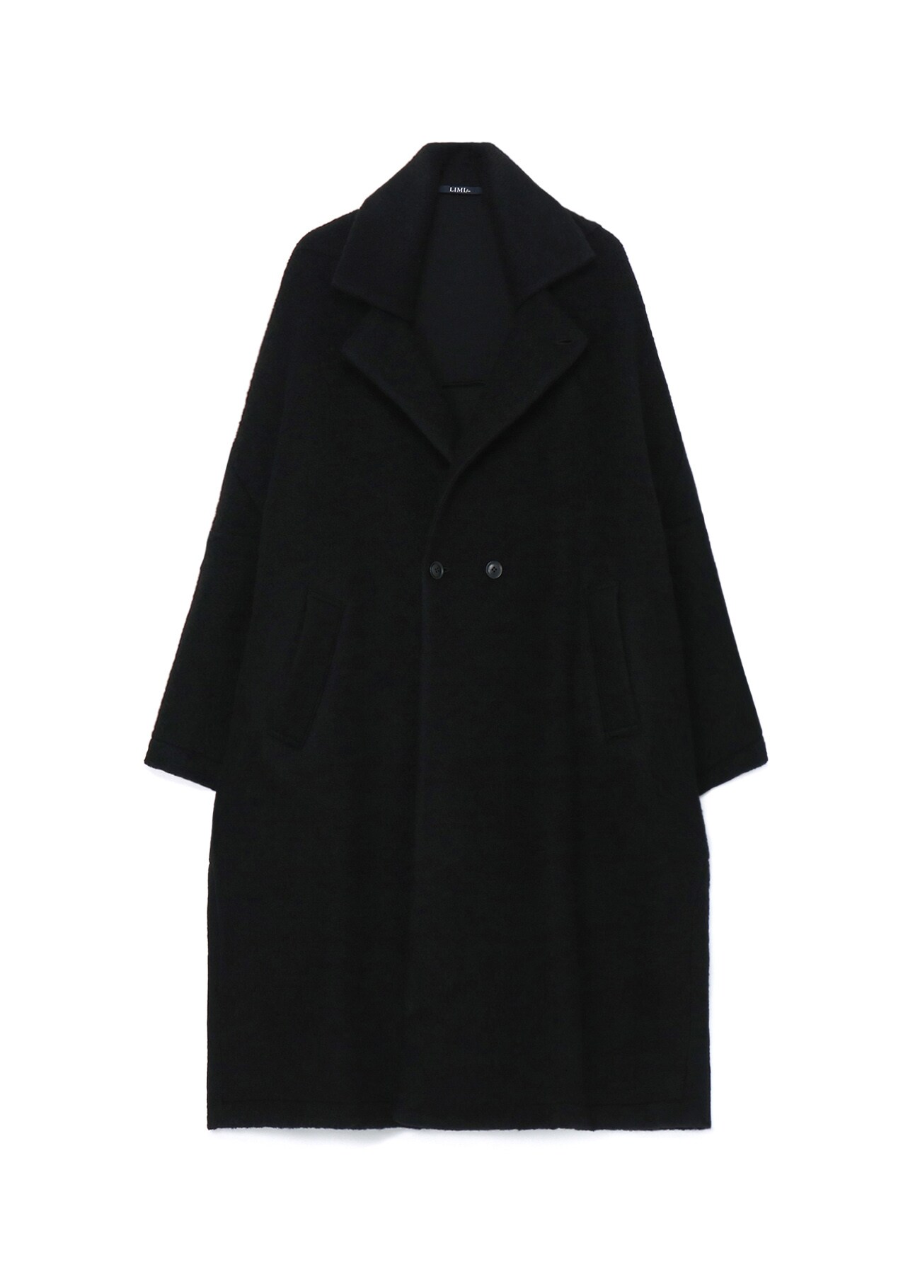 SHEEP PILE LONG JACKET WITH DOUBLE FRONT BUTTON