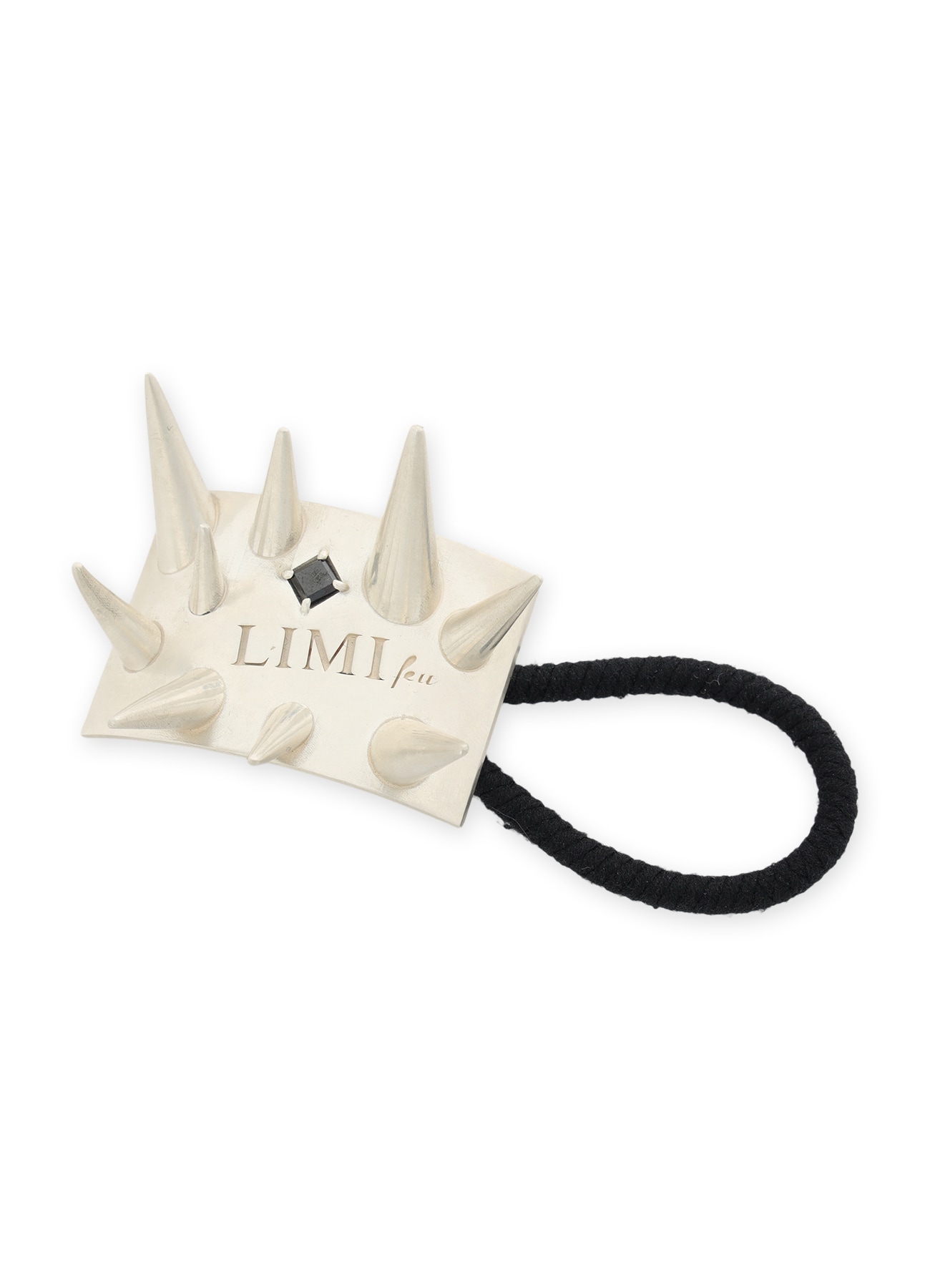 BRASS SPIKED HAIR TIE