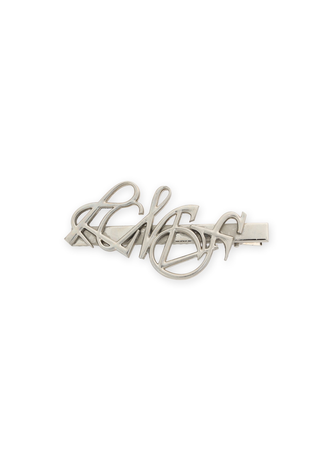 BRASS LOGO HAIR PIN