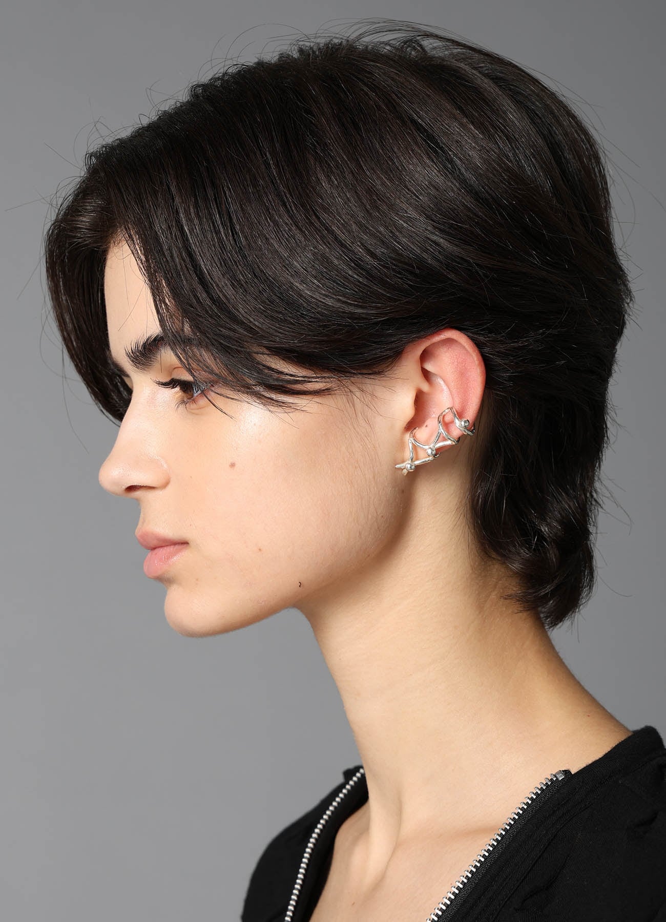 SILVER 925 TATTOO-STYLE EAR  CUFF/ A