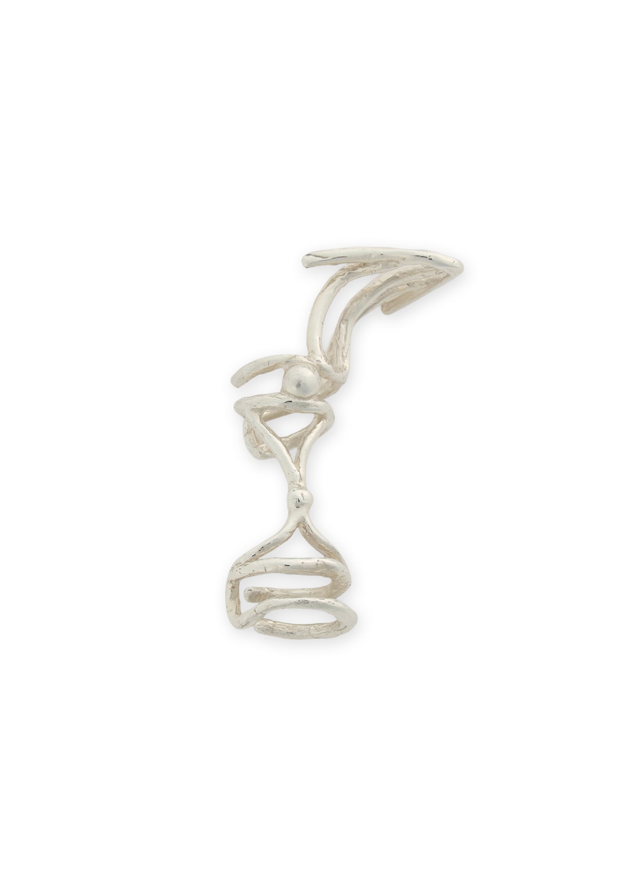 SILVER 925 TATTOO-STYLE EAR  CUFF/ B