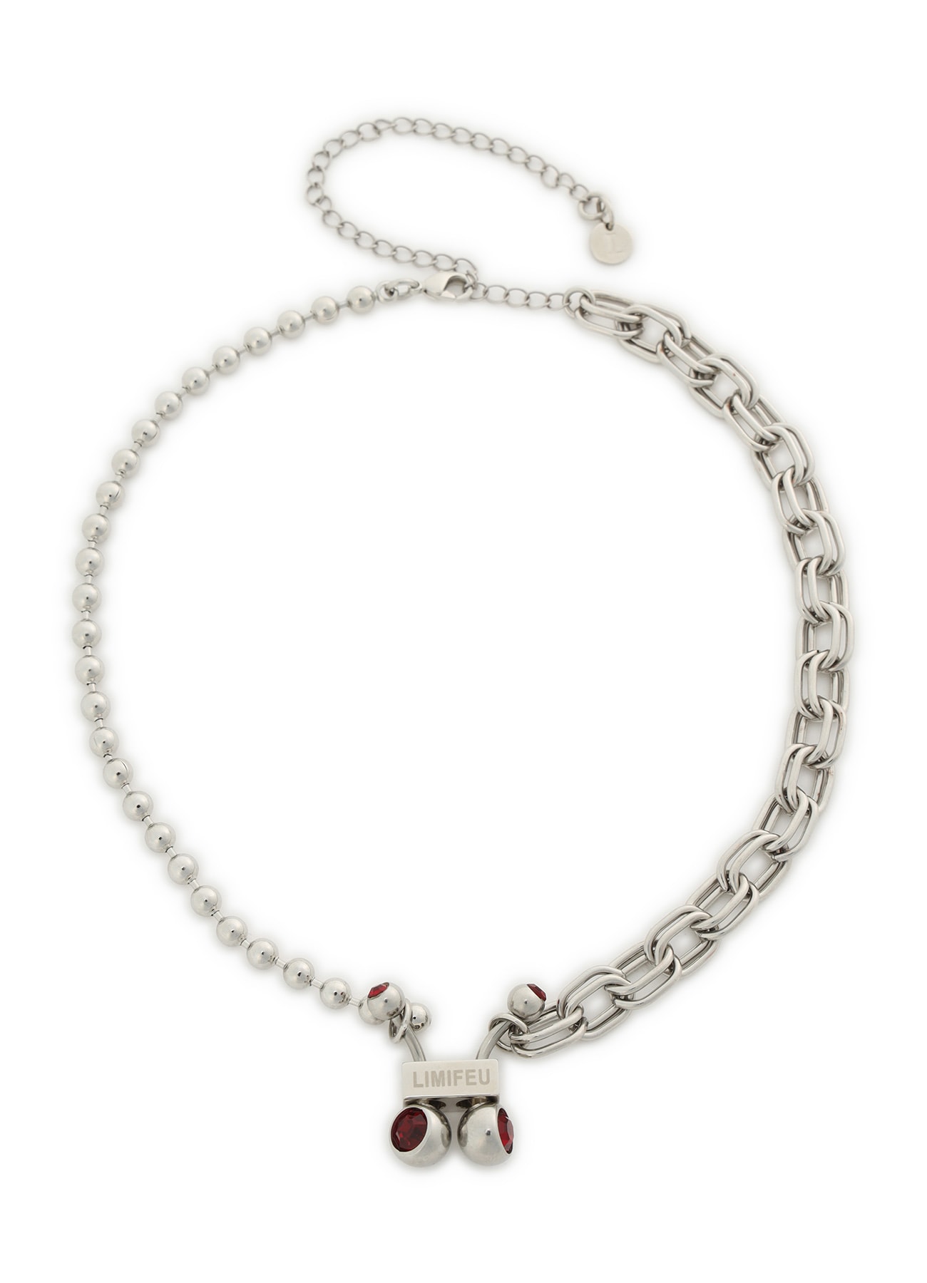 PIERCE CHAIN NECKLESS