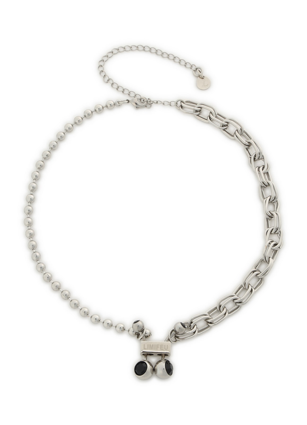 PIERCE CHAIN NECKLESS