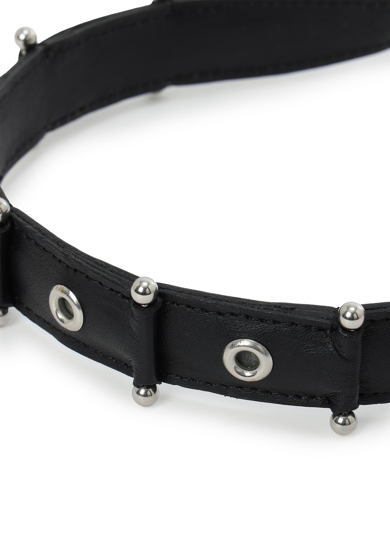 TANNED KIP LEATHER PIERCED HEADBAND