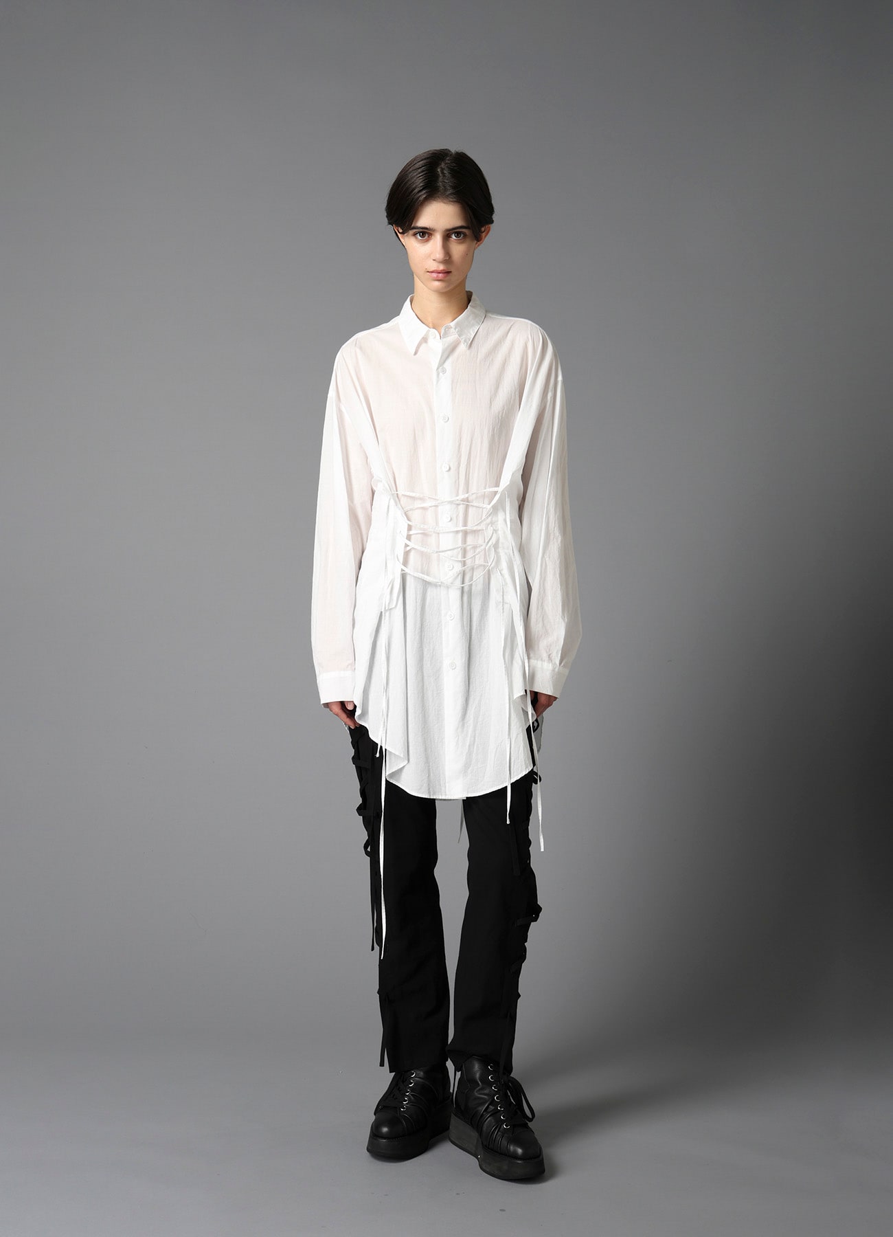 60/- LAWN LACE UP BLOUSE