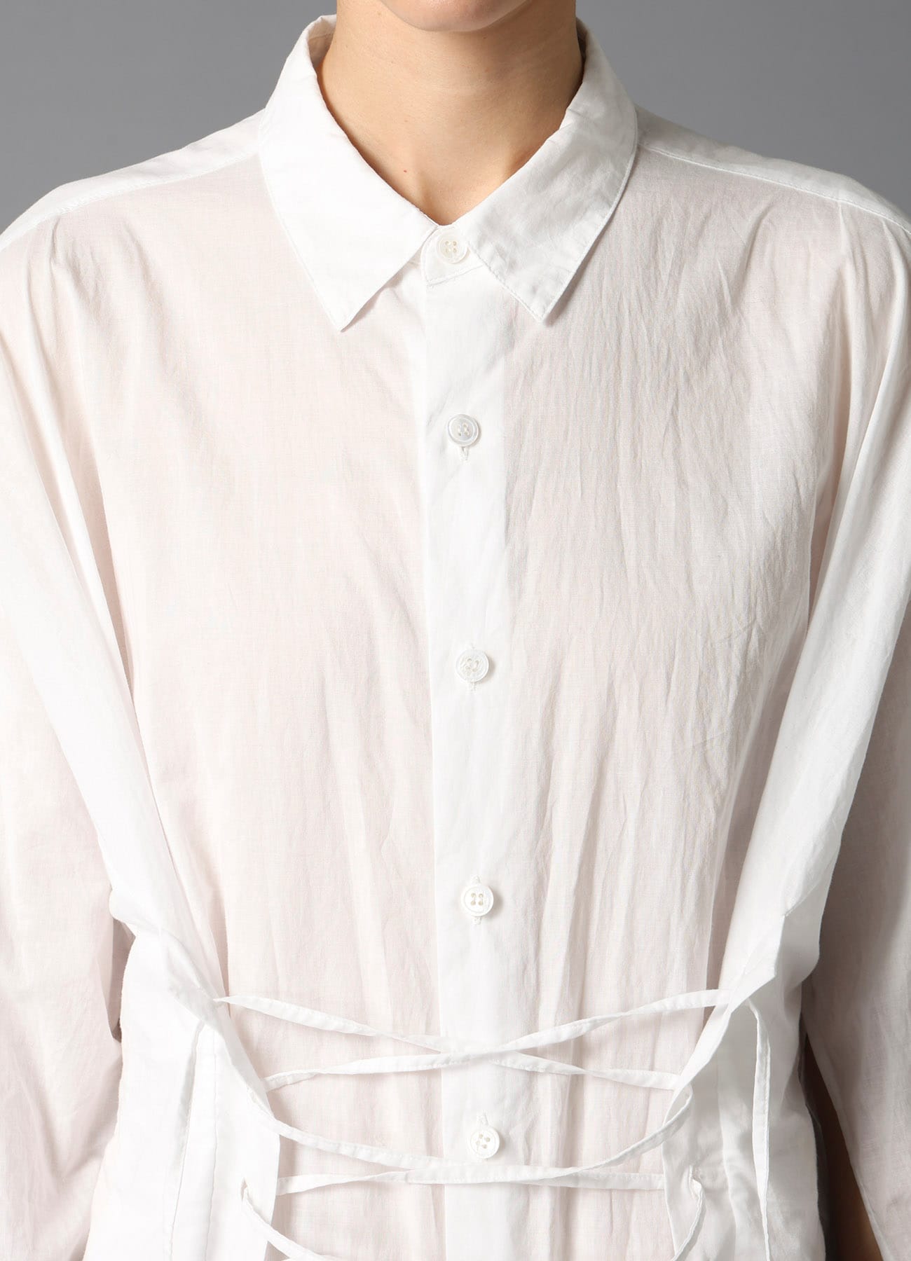 60/- LAWN LACE UP BLOUSE