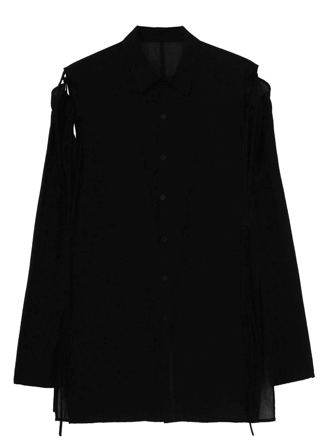 COTTON CHIFFON STRING BLOUSE A