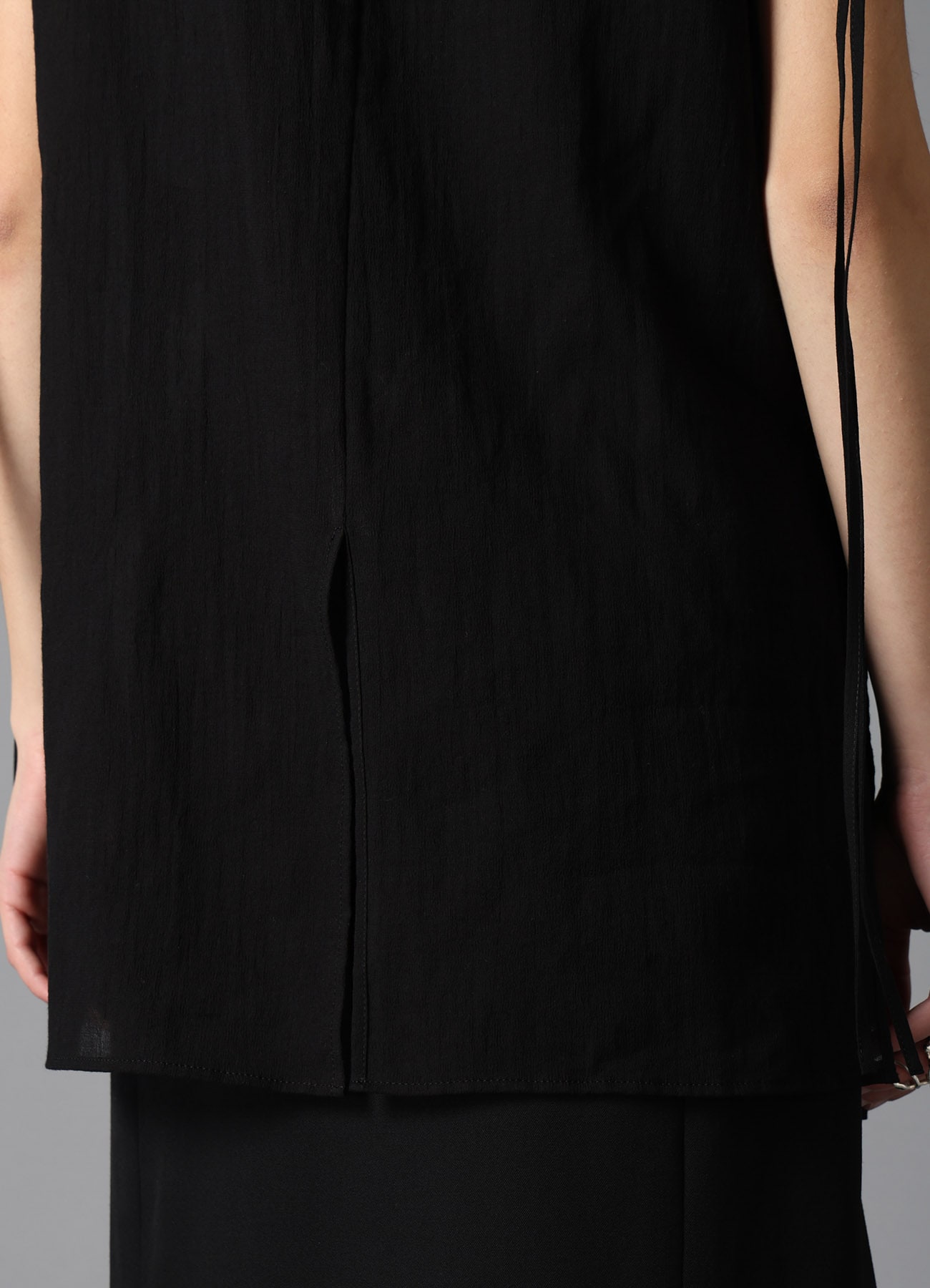 COTTON CHIFFON STRING BLOUSE B