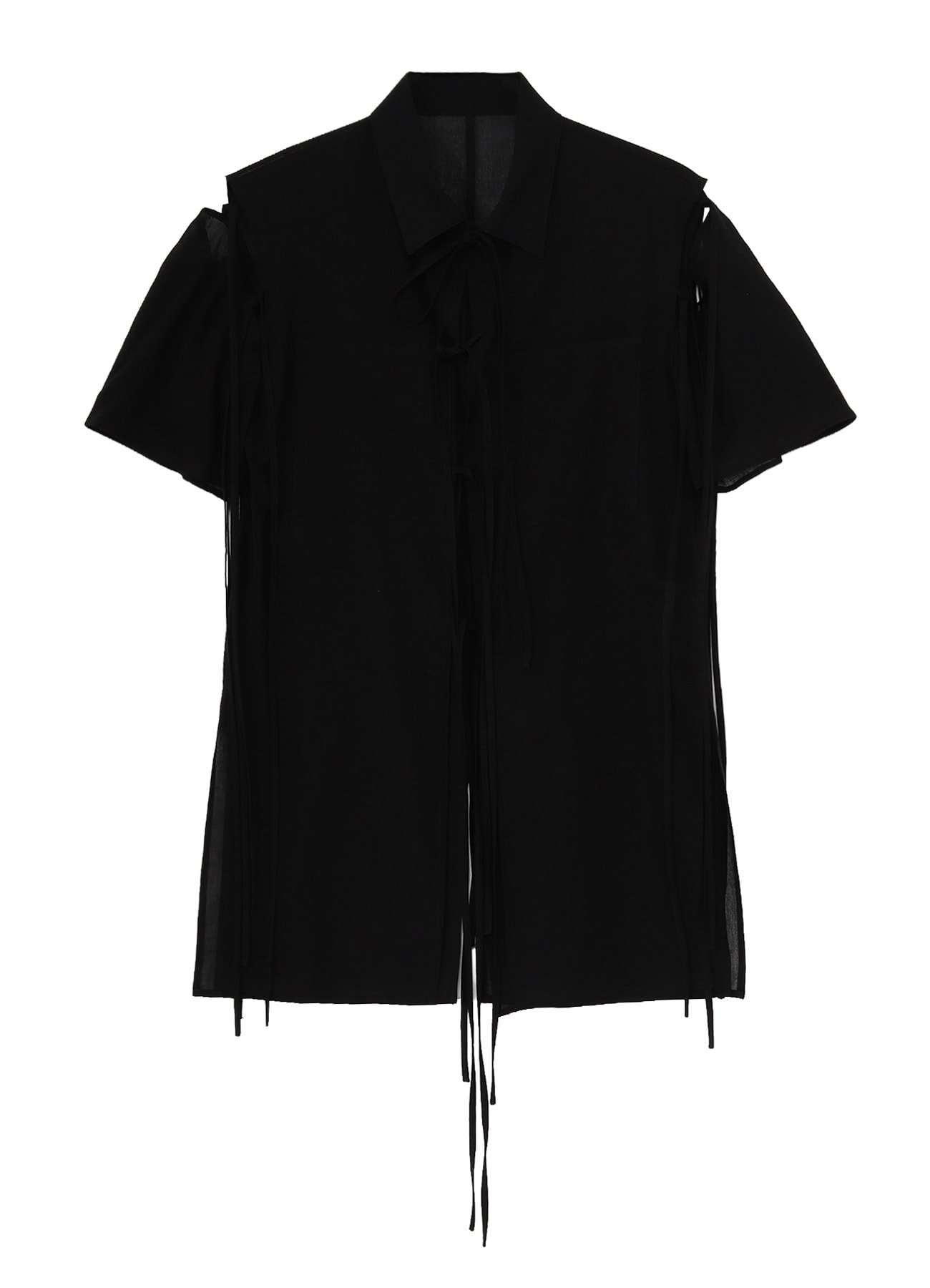 COTTON CHIFFON STRING BLOUSE B