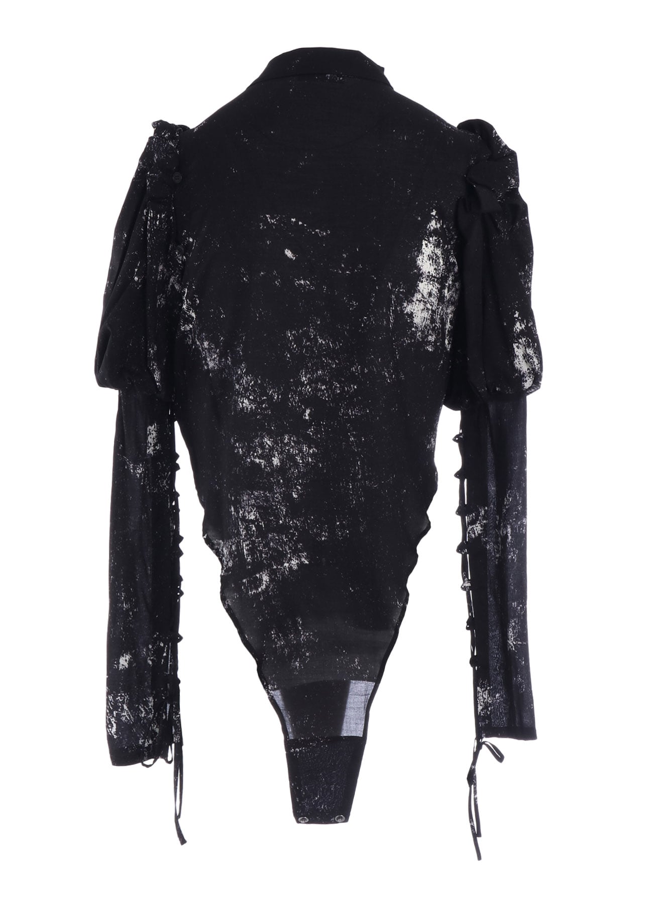 GALAXY PT LACE UP SLEEVE BLOUSE