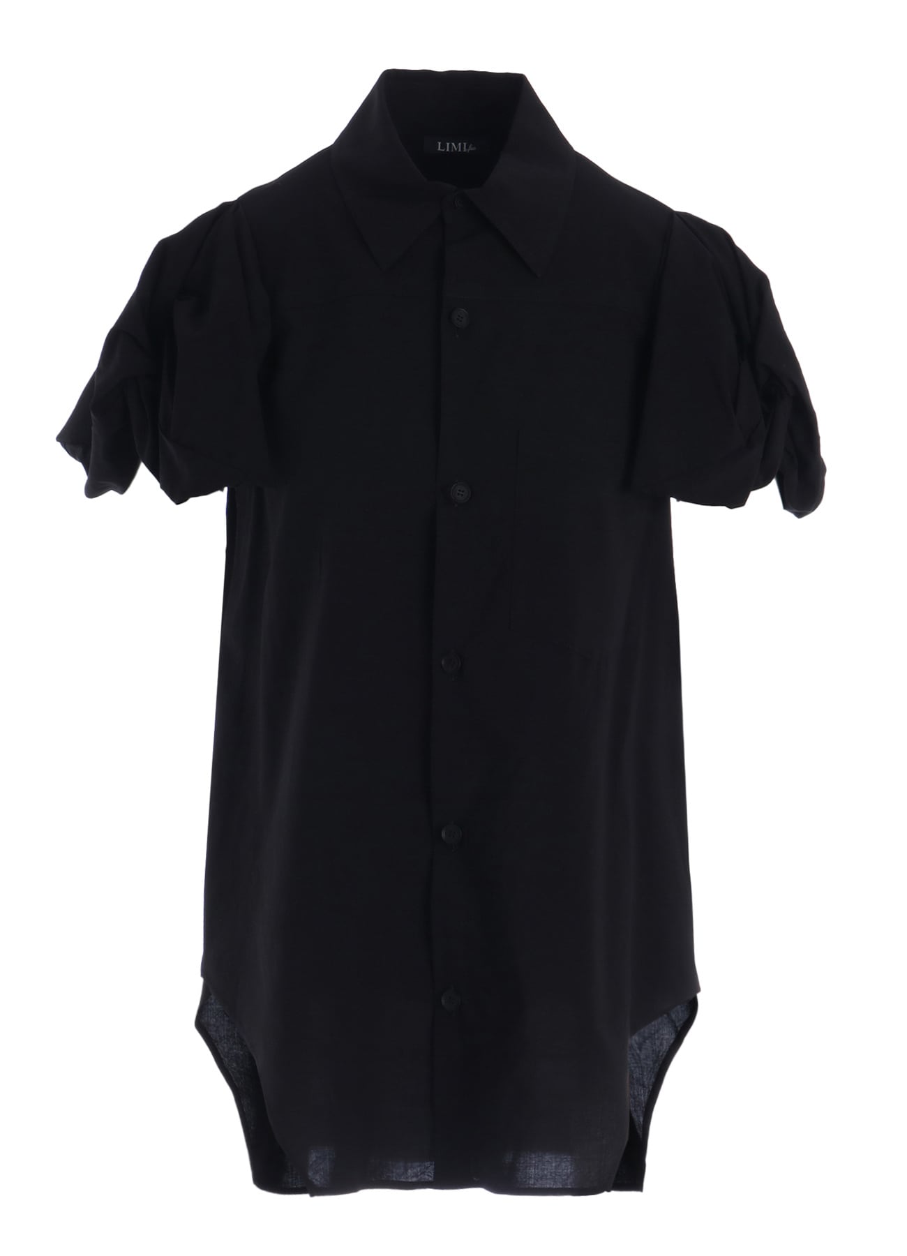 RY/ WRINKLED LAWN TWISTED SLEEVE BLOUSE