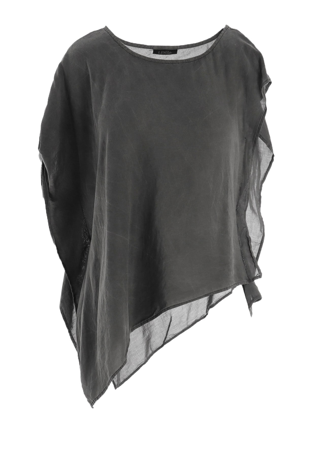 GARMENT-DYED LAWN SQUARE BLOUSE