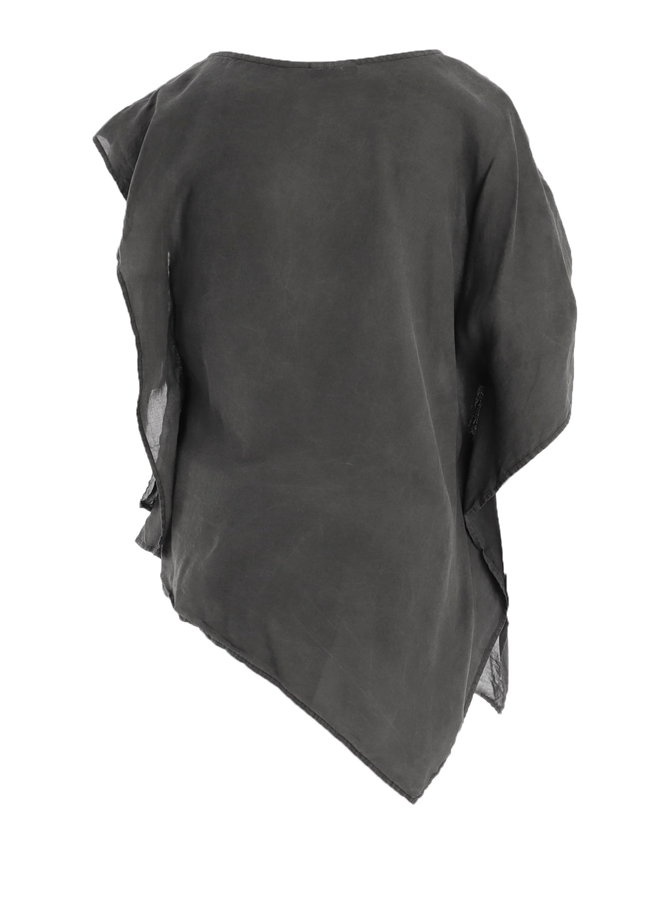 GARMENT-DYED LAWN SQUARE BLOUSE