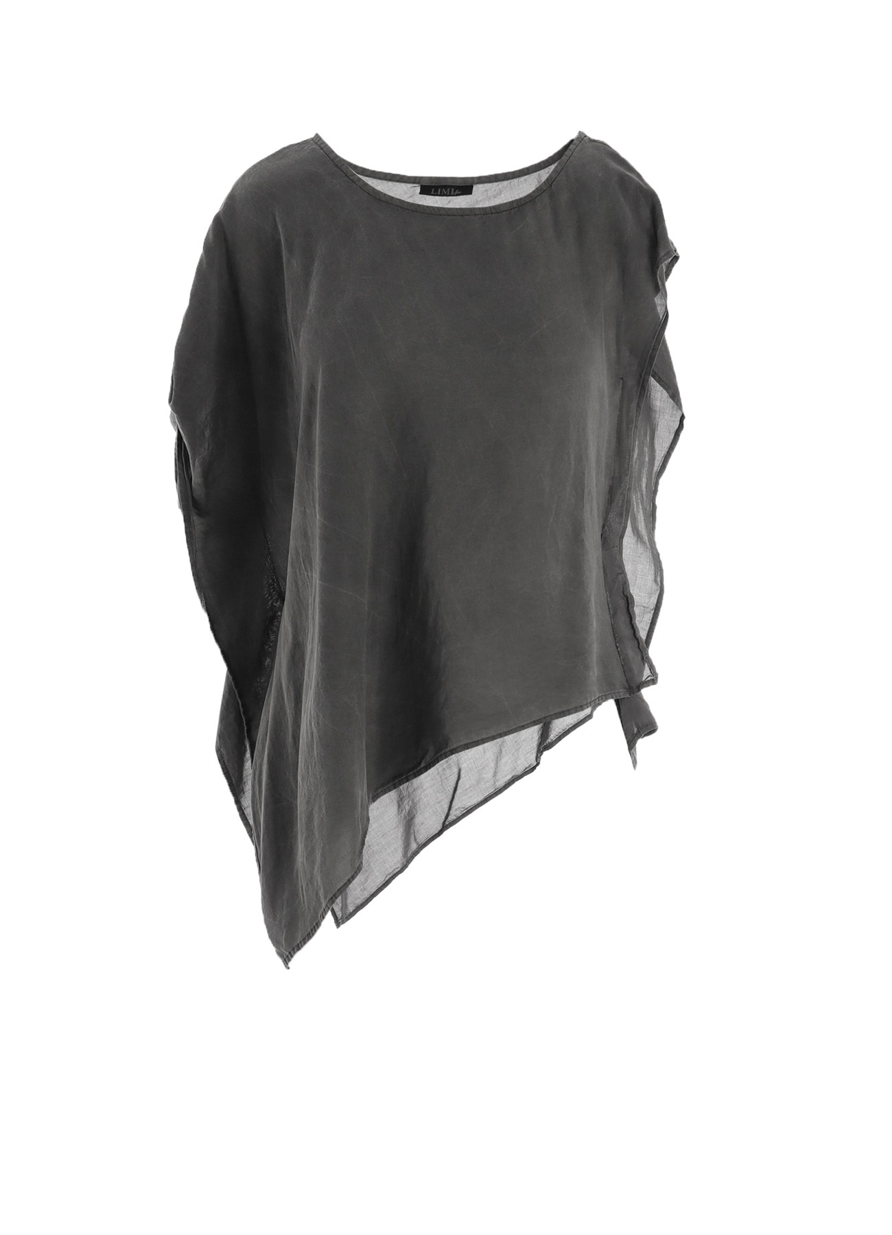 GARMENT-DYED LAWN SQUARE BLOUSE