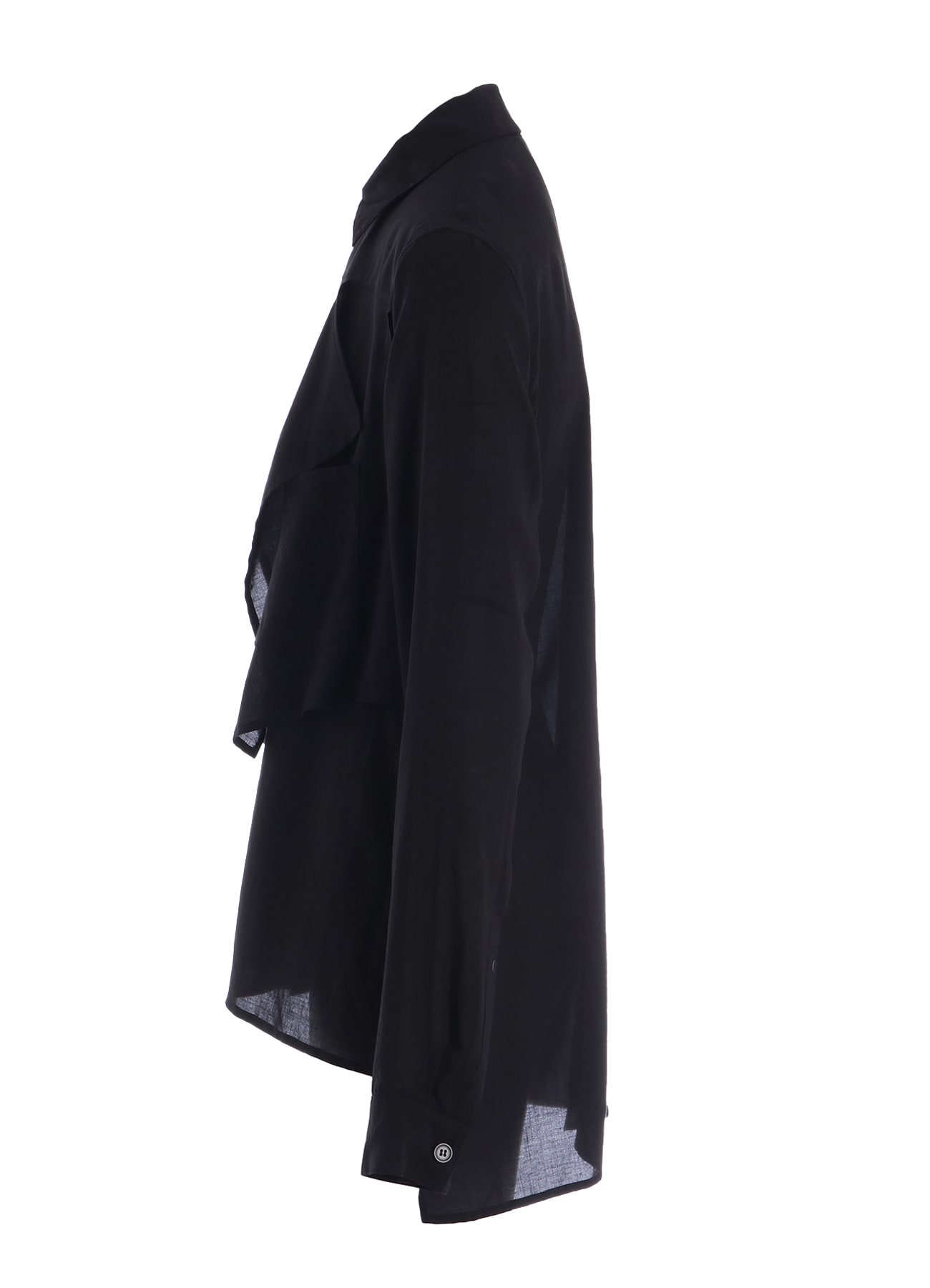 SOFT LAWN SQUARE PANEL BLOUSE