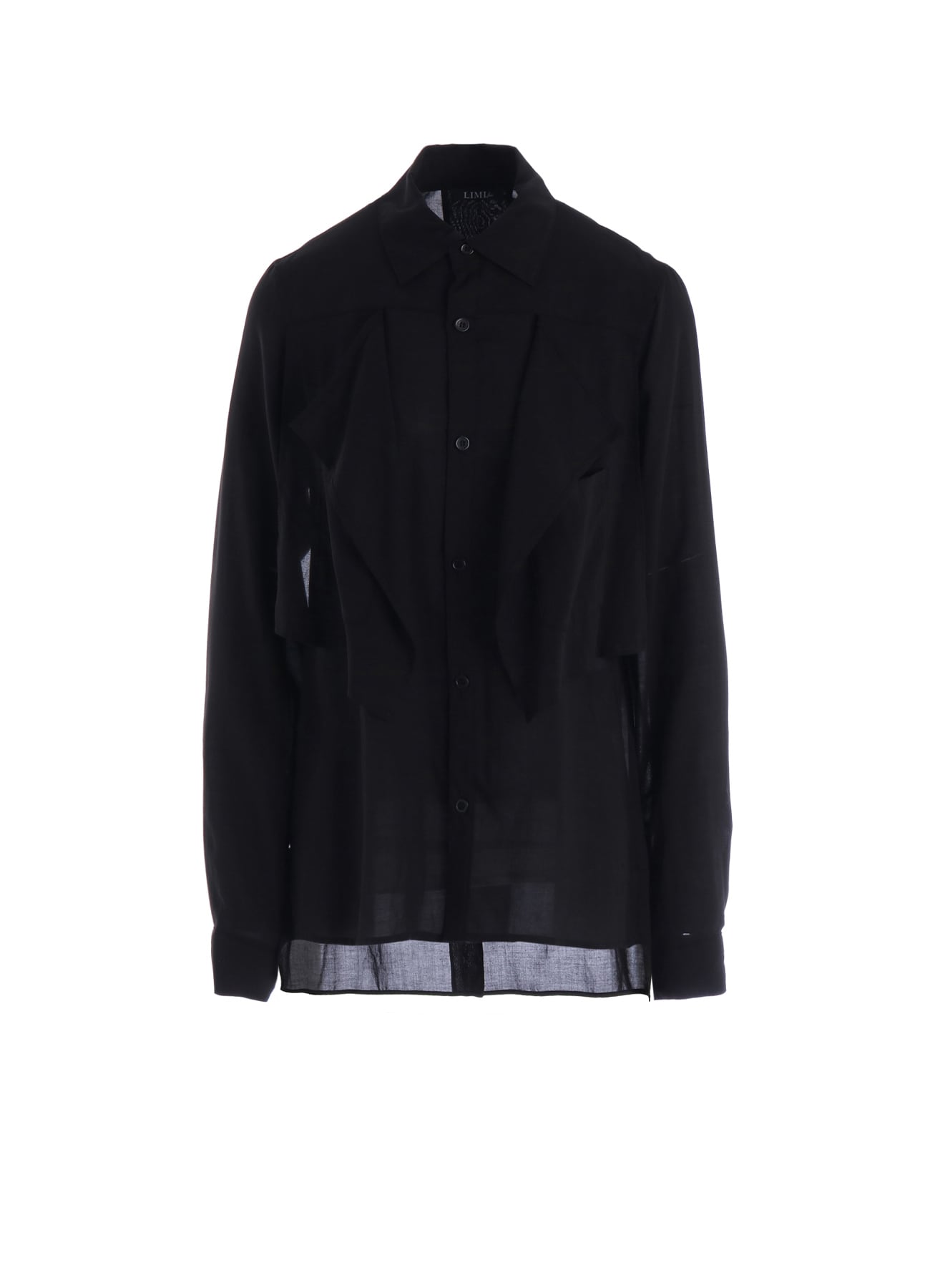 SOFT LAWN SQUARE PANEL BLOUSE