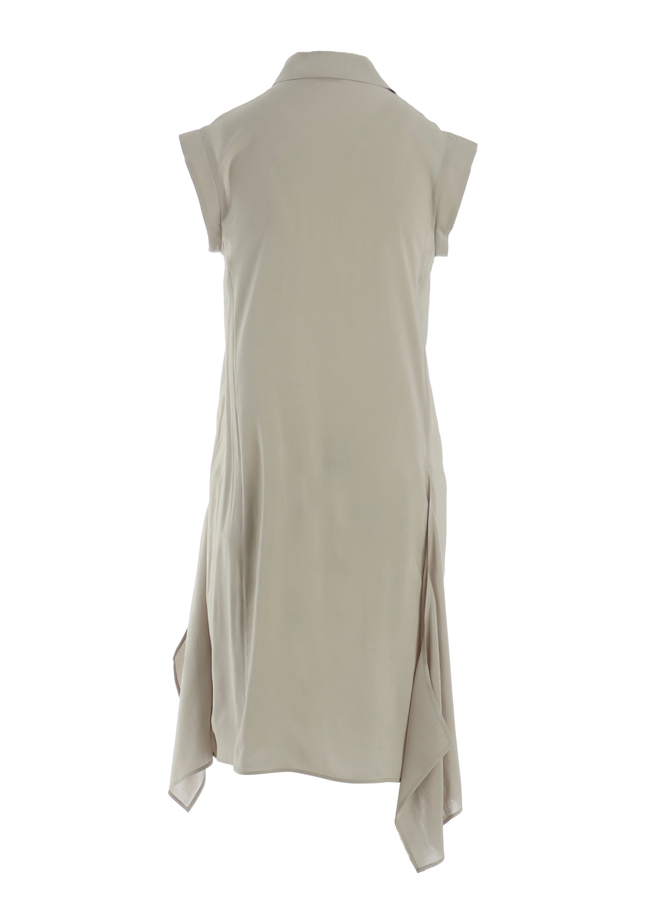 RAYON LAWN ASYMMETRIC COLLAR BLOUSE