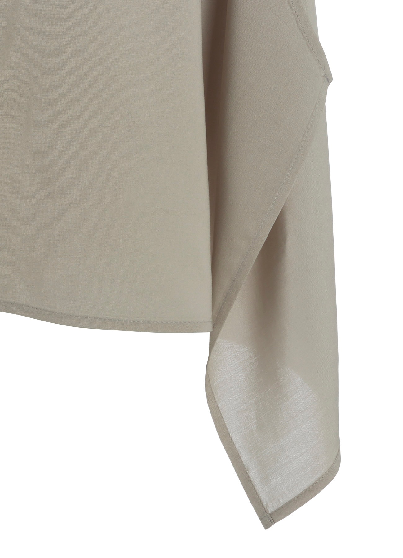 RAYON LAWN ASYMMETRIC COLLAR BLOUSE