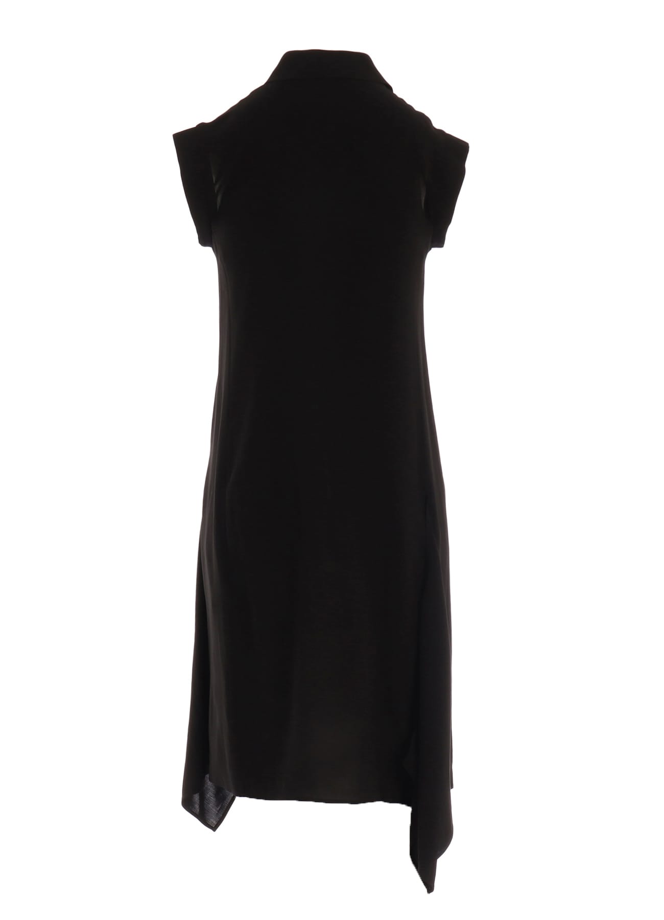 RAYON LAWN ASYMMETRIC COLLAR BLOUSE