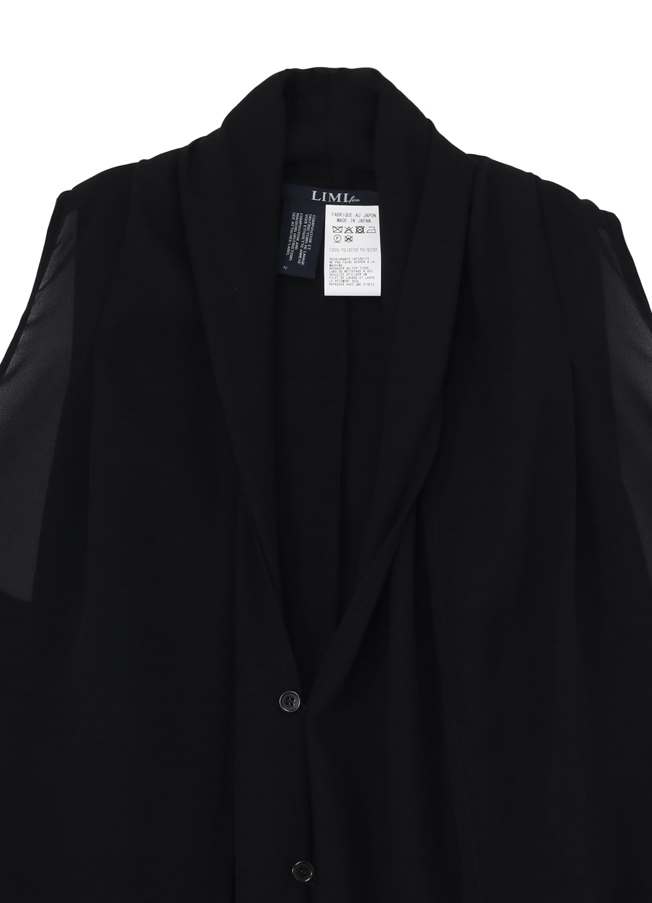 PE GEORGETTE LAYERED STOLE BLOUSE