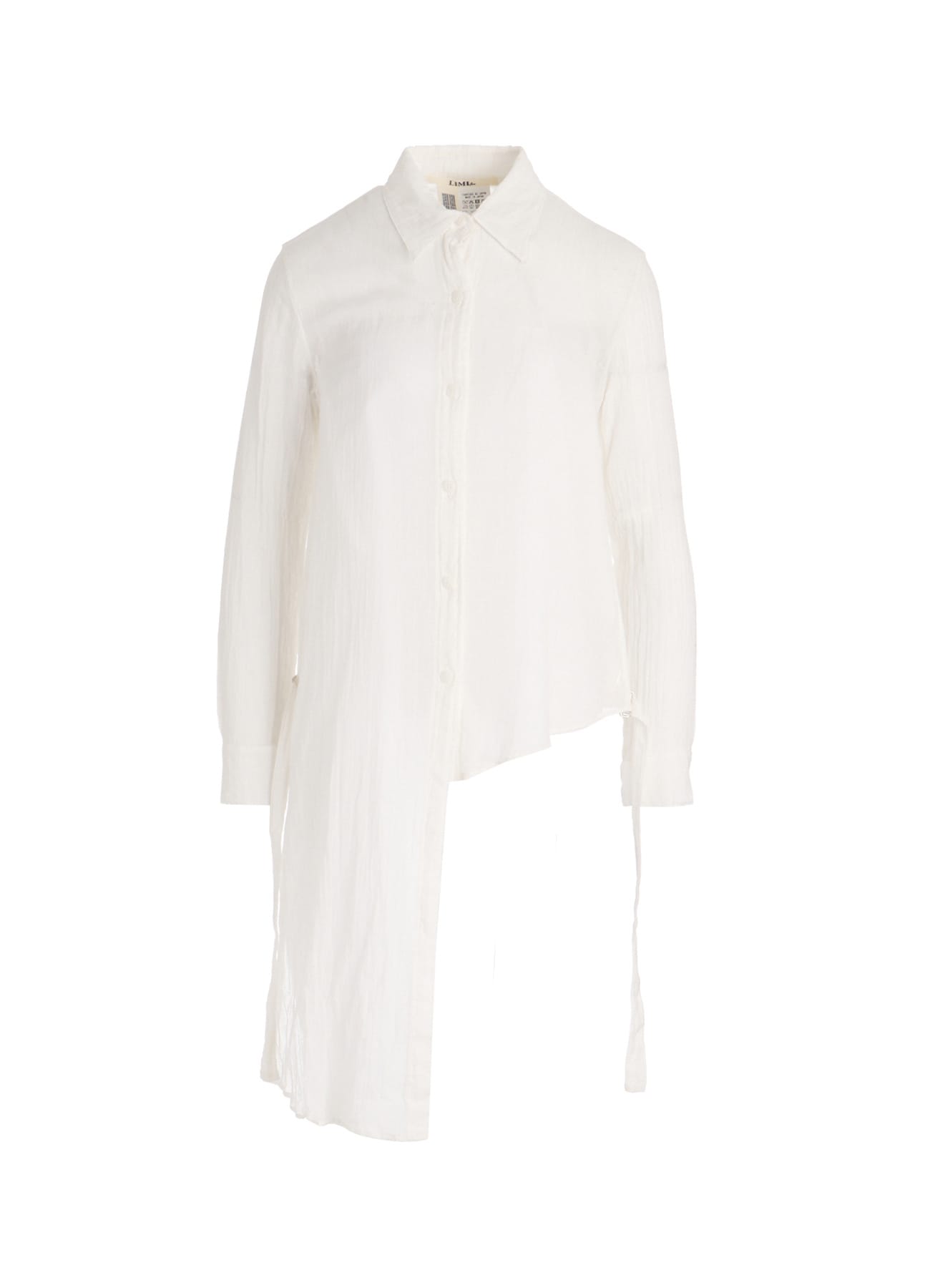 KHADI COTTON ASYMMETRY LONG SHIRT DRESS