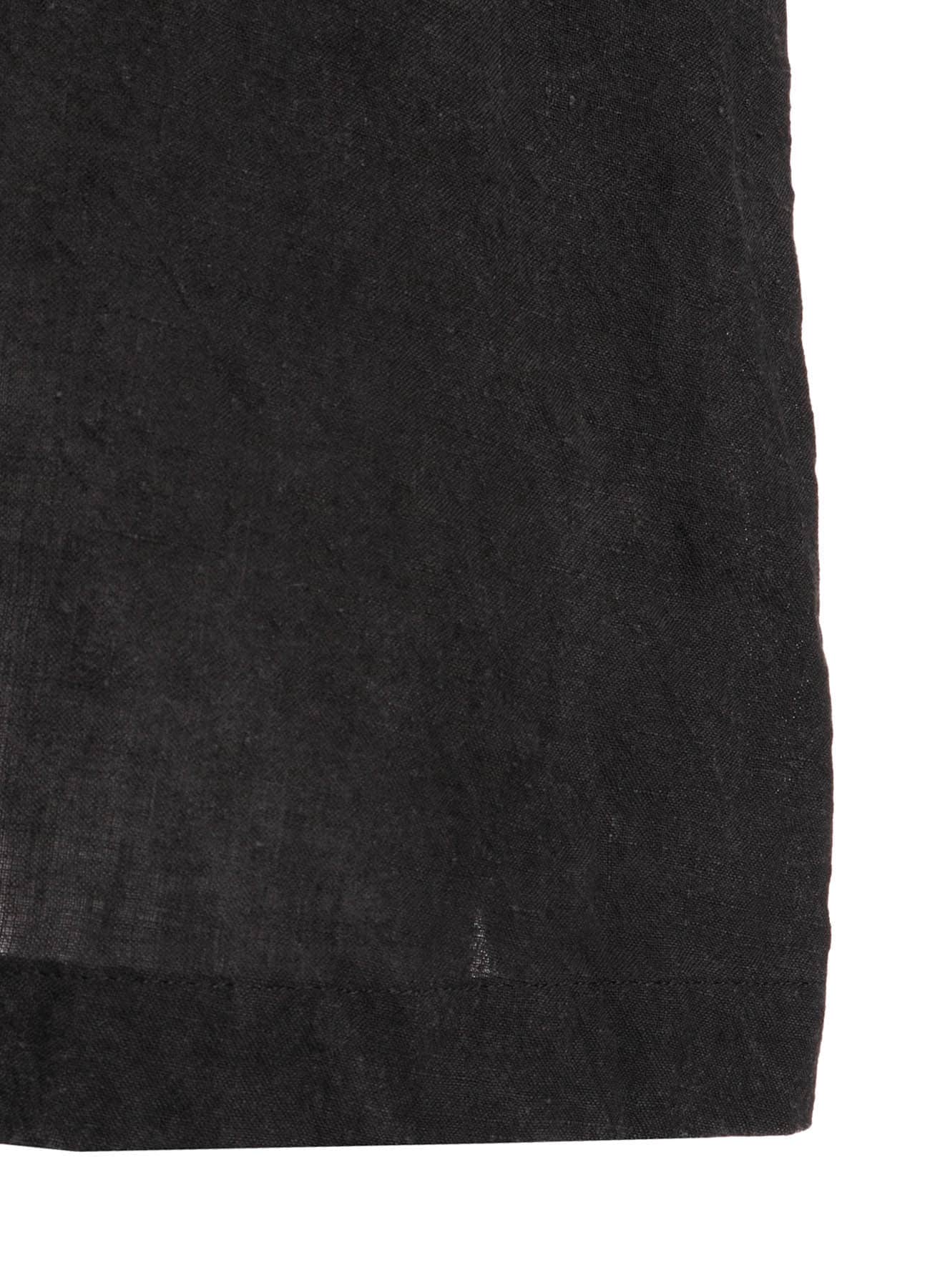 INK DYED LAWN LONG TRENCH COAT