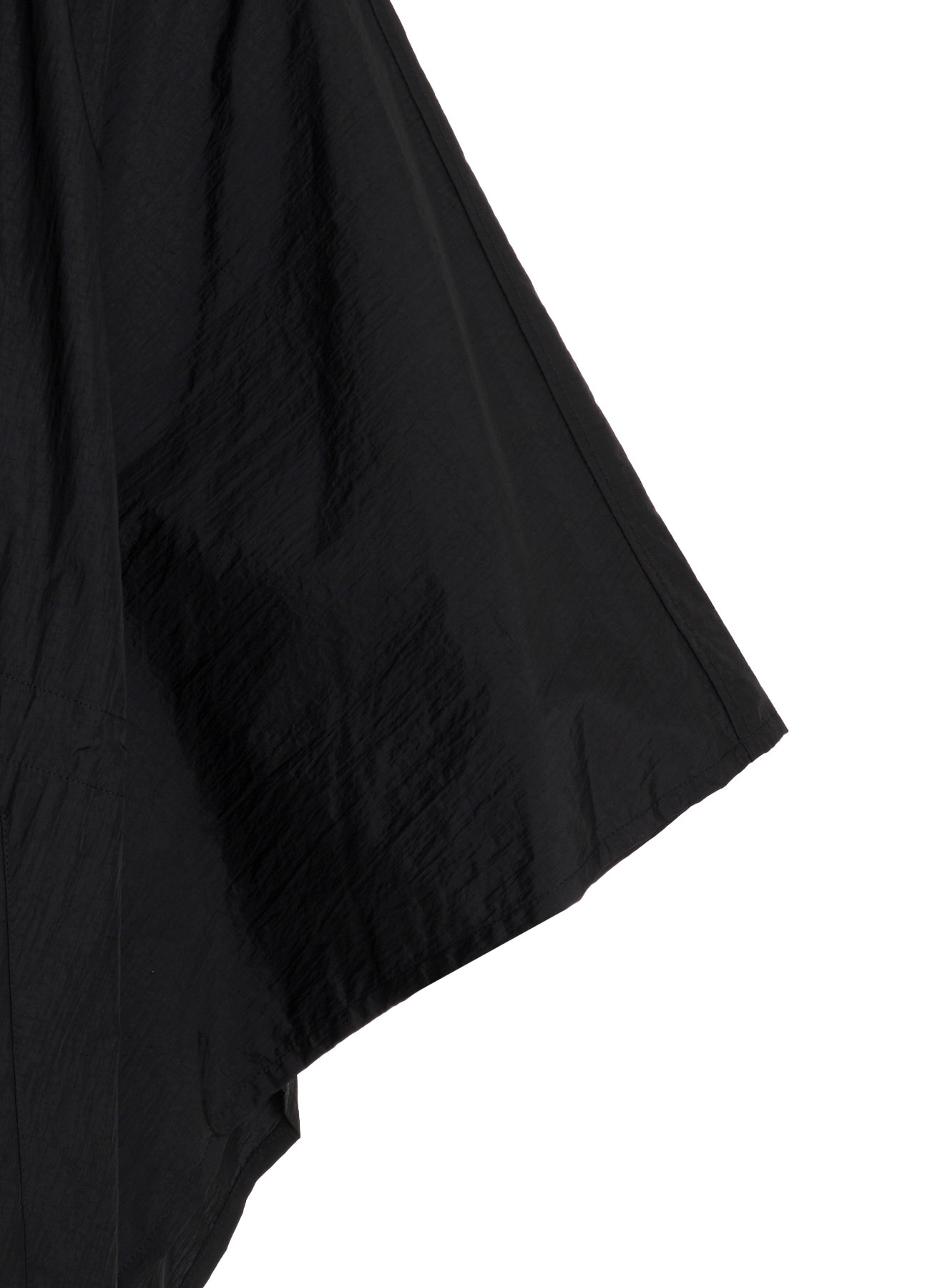 NYLON TAFFETA HOODED PONCHO COAT
