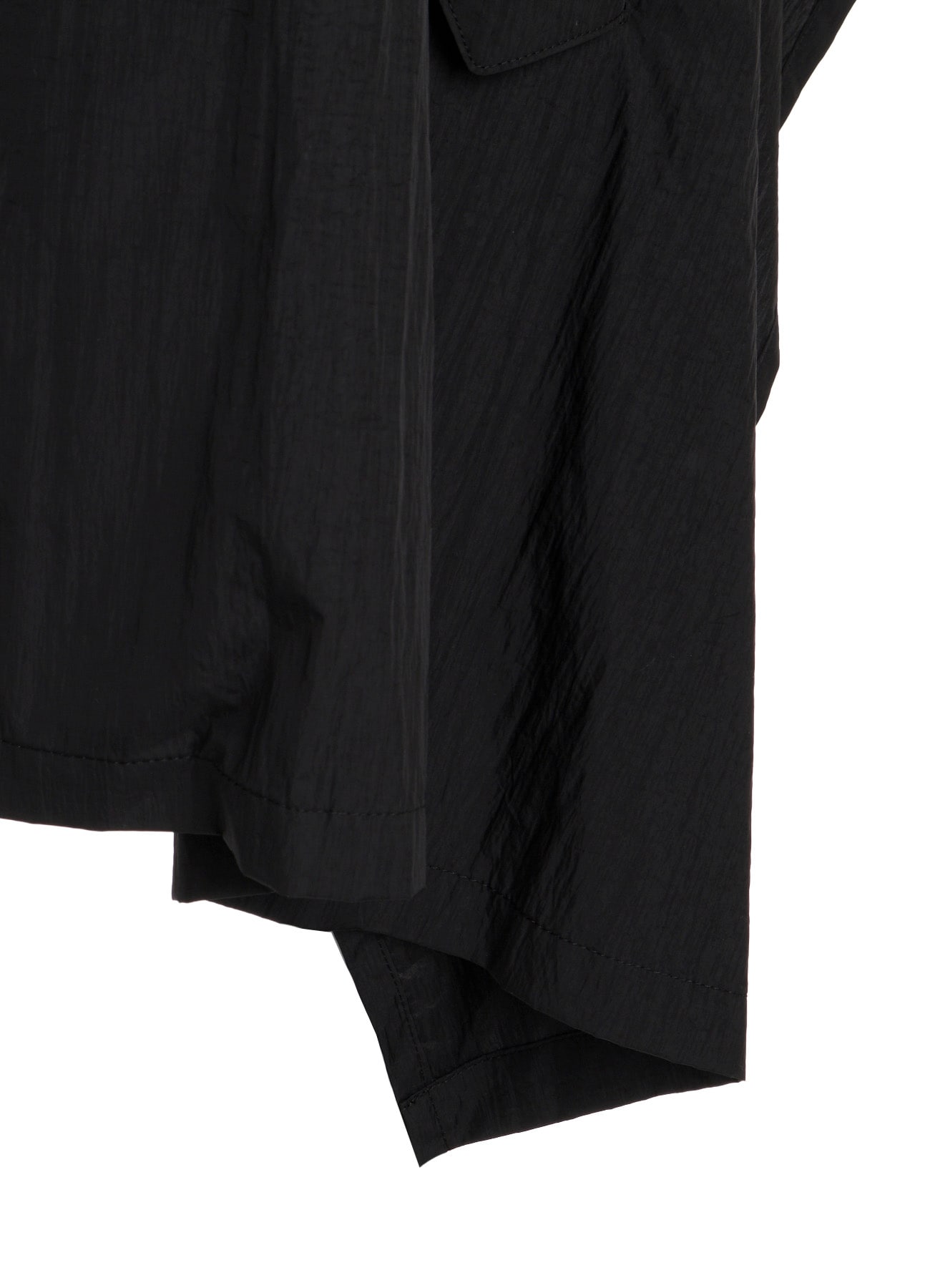 NYLON TAFFETA HOODED PONCHO COAT