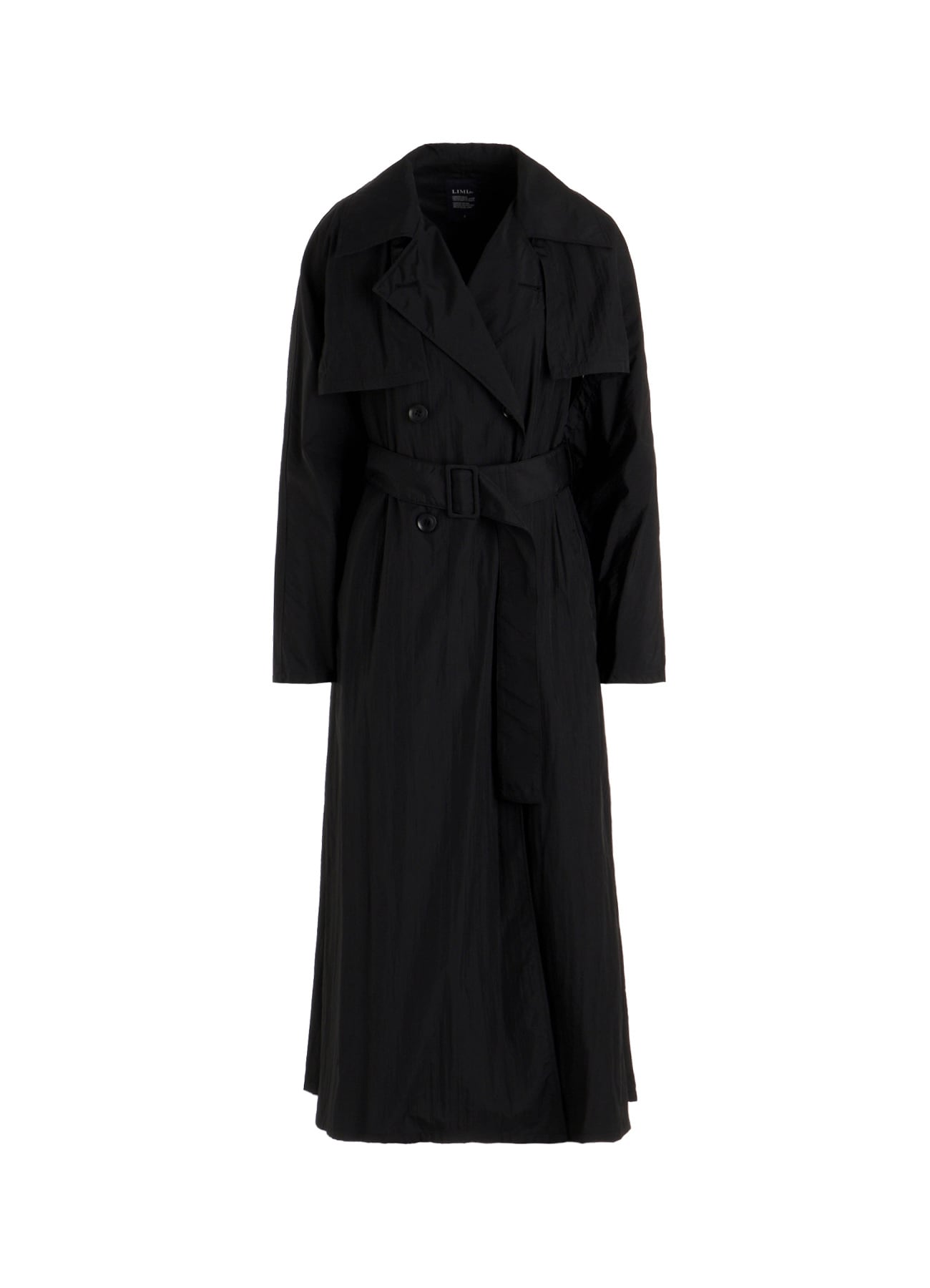 NYLON TAFFETA LONG TRENCH COAT