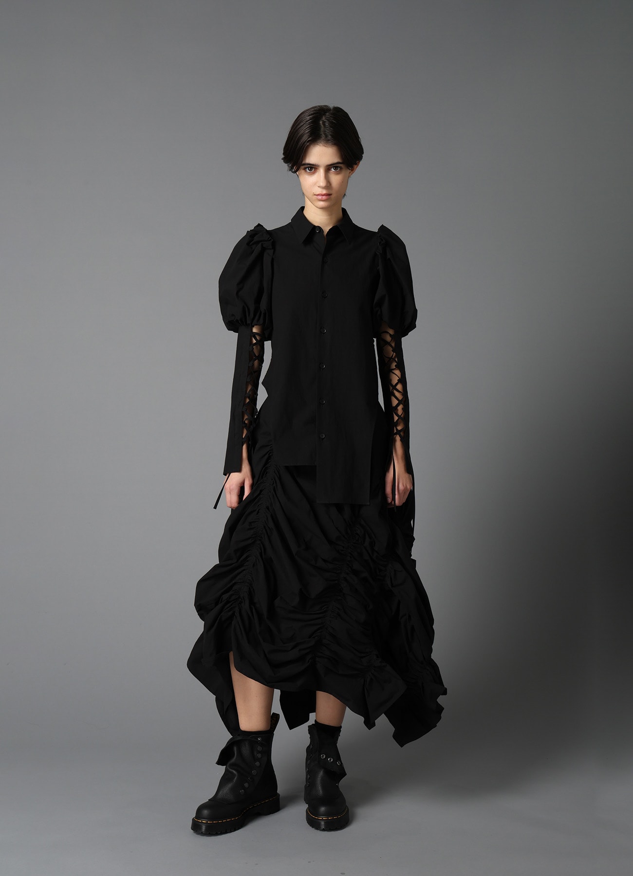 TYPEWRITER  GATHER DRESS