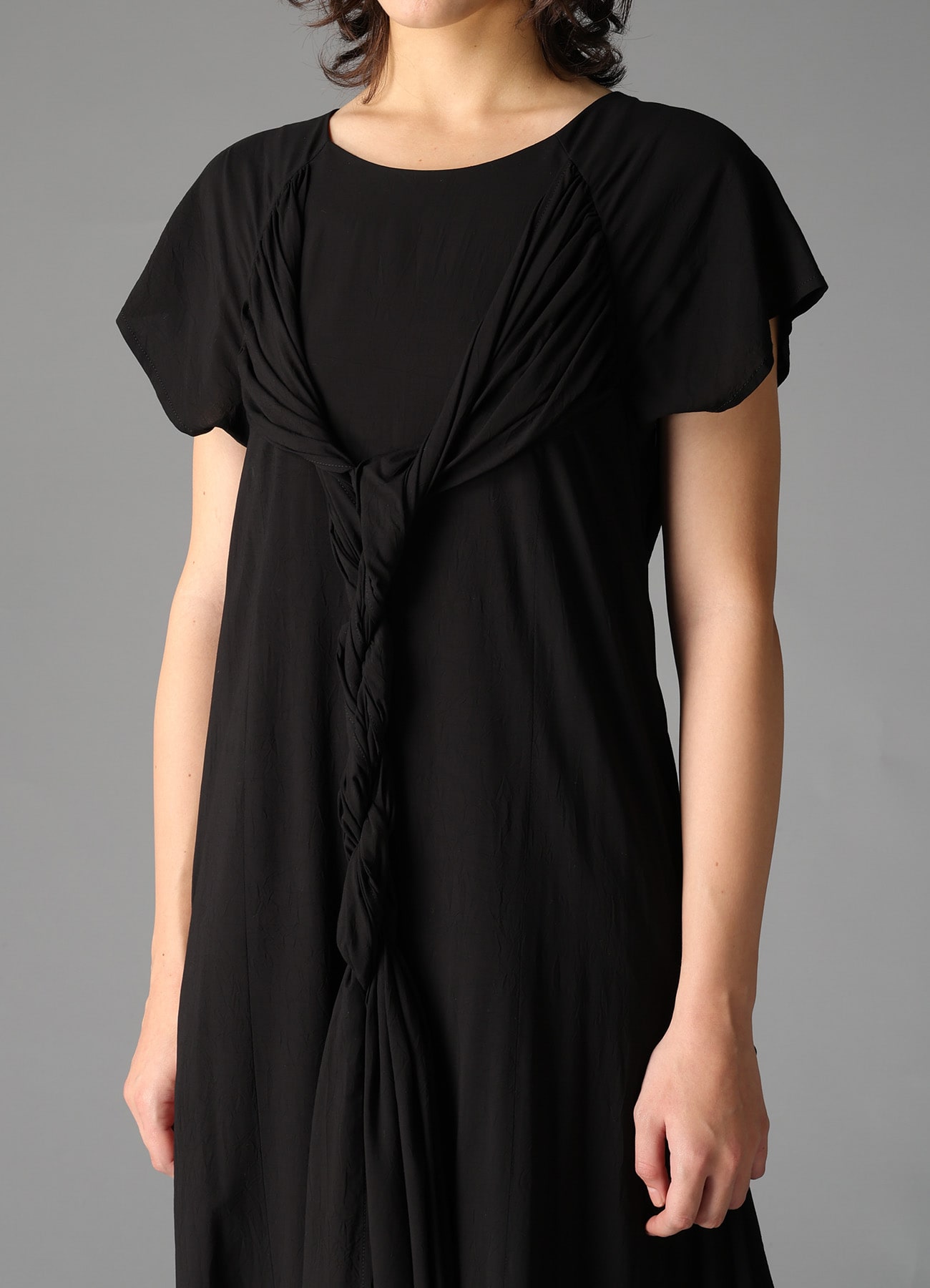 RY/ WRINKLED LAWN TWISTED DRESS A