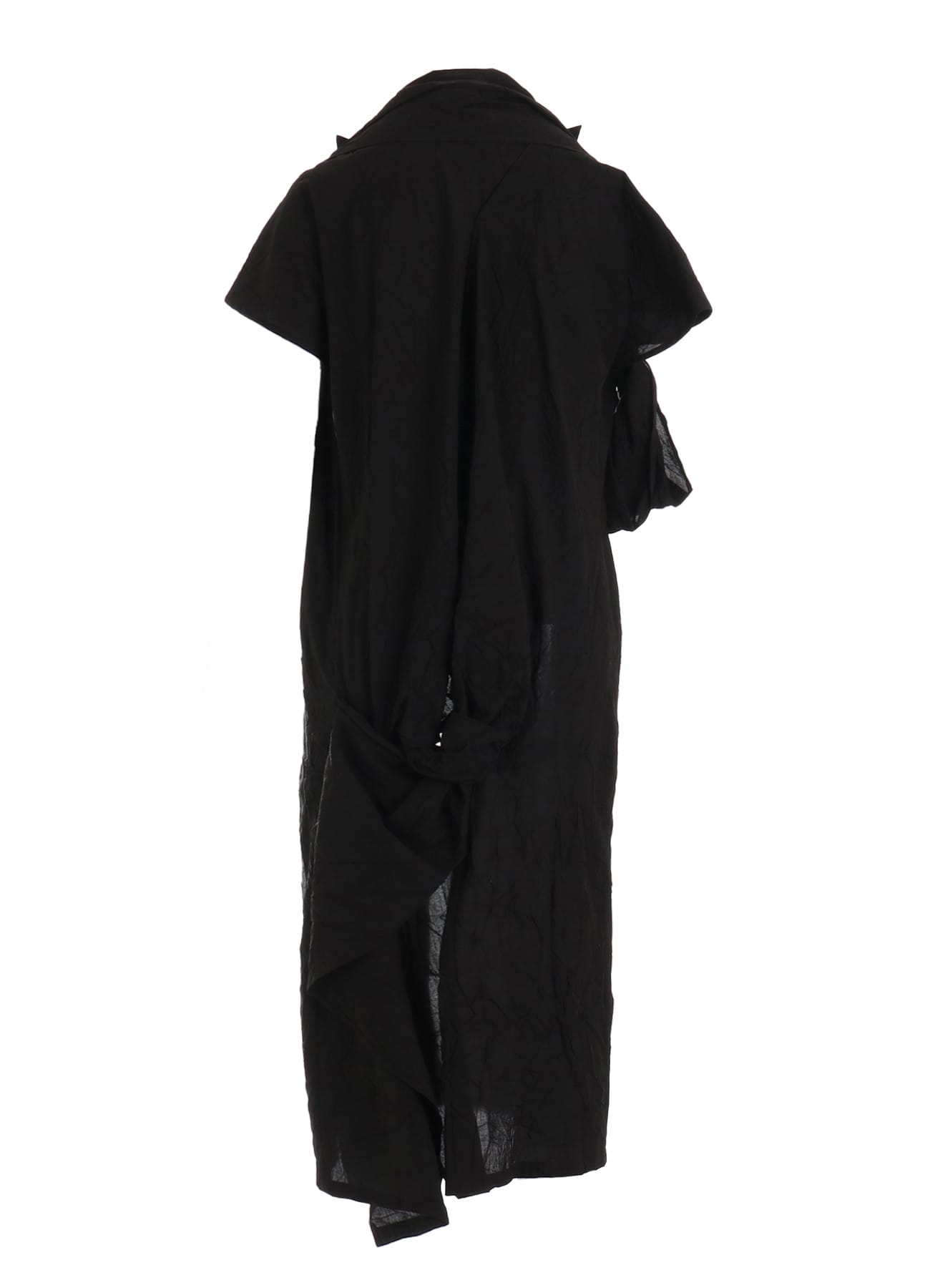 WRINKLED TYPEWRITER B TWIST DRESS