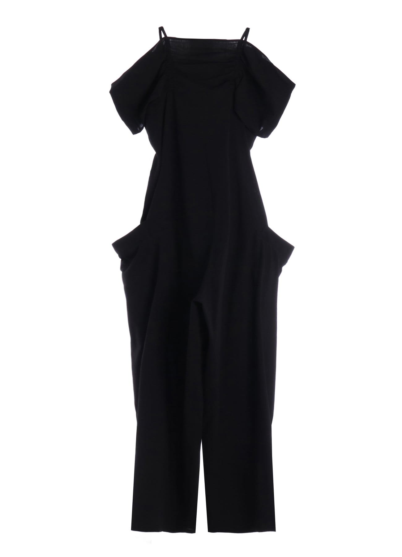 C/LI MUSLIN GATHER SLEEVE OVERALL