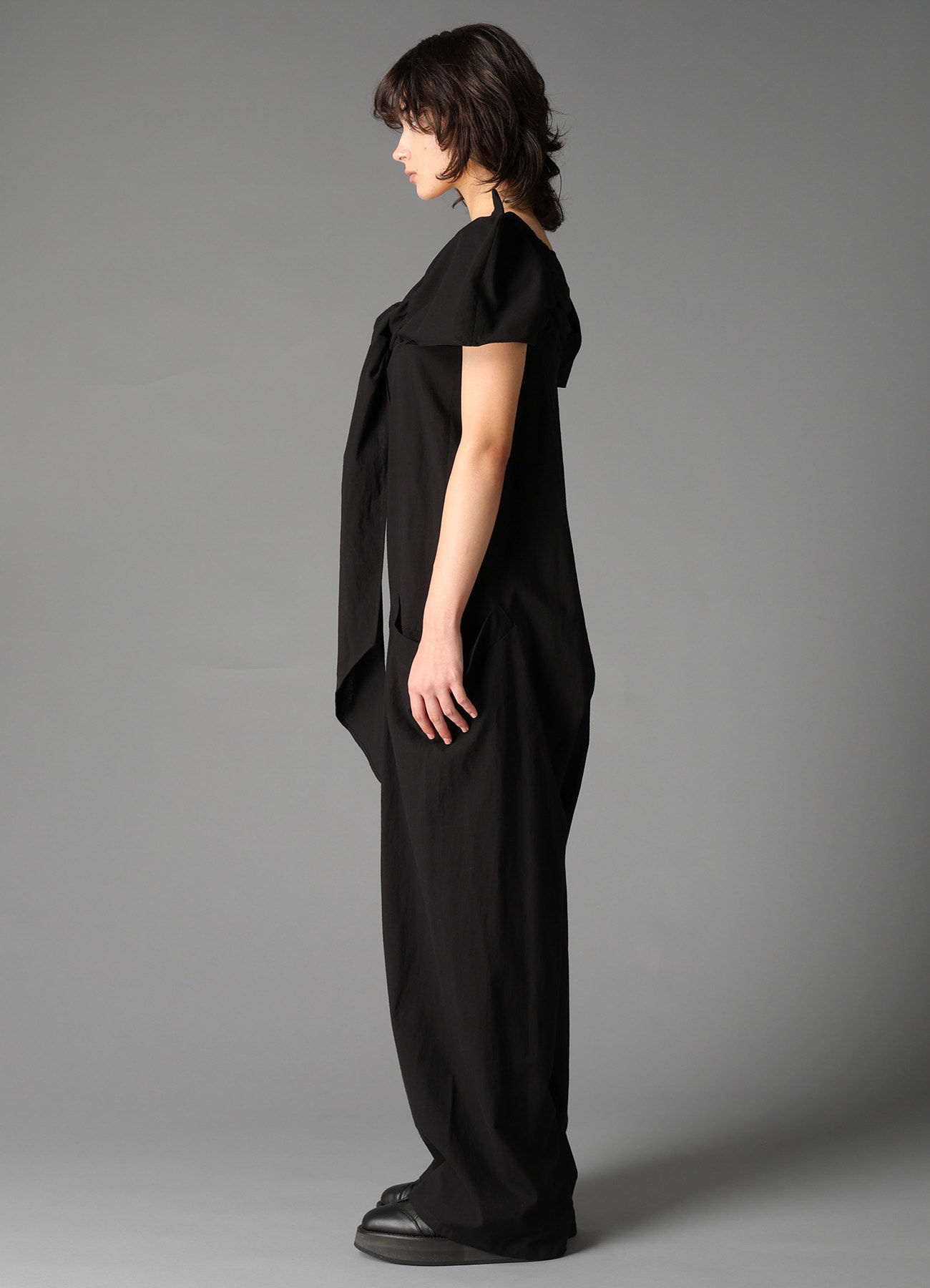 C/LI MUSLIN GATHER SLEEVE OVERALL