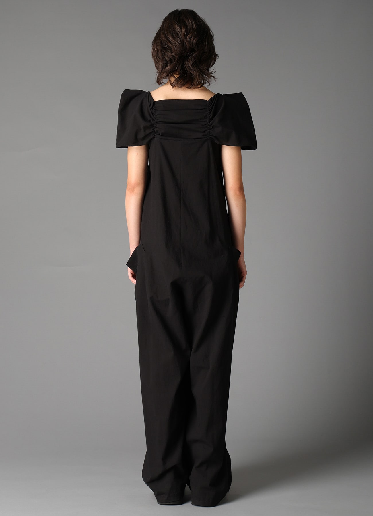 C/LI MUSLIN GATHER SLEEVE OVERALL