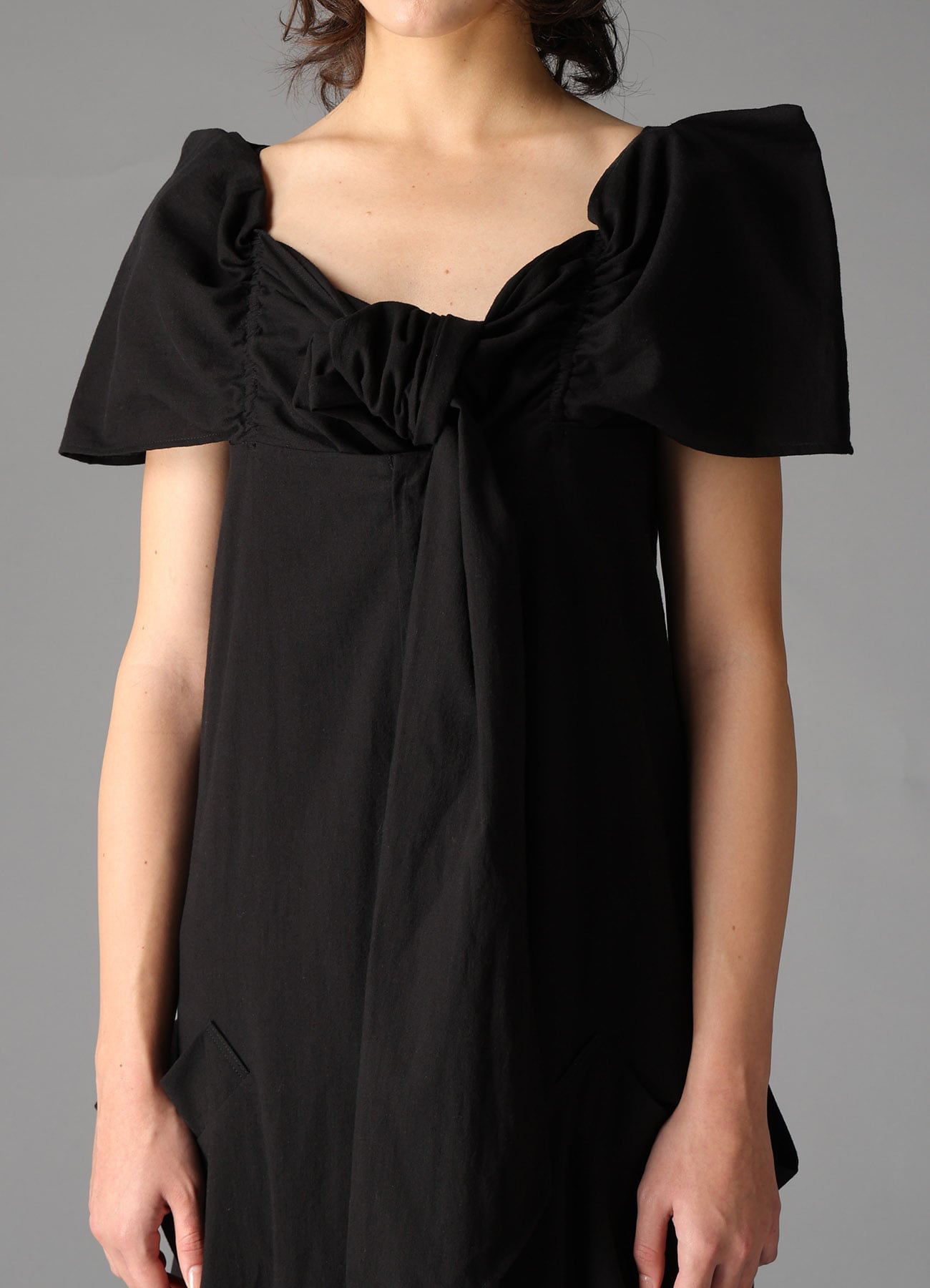 C/LI MUSLIN GATHER SLEEVE OVERALL