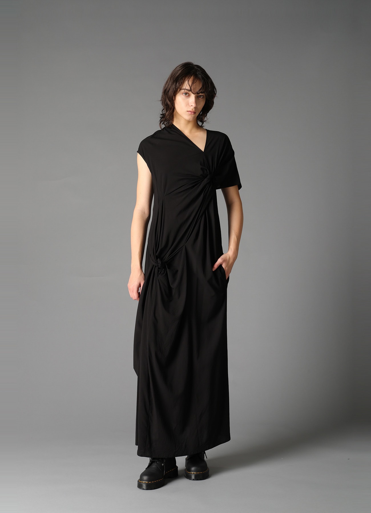 RY/ WRINKLED LAWN TWISTED DRESS B
